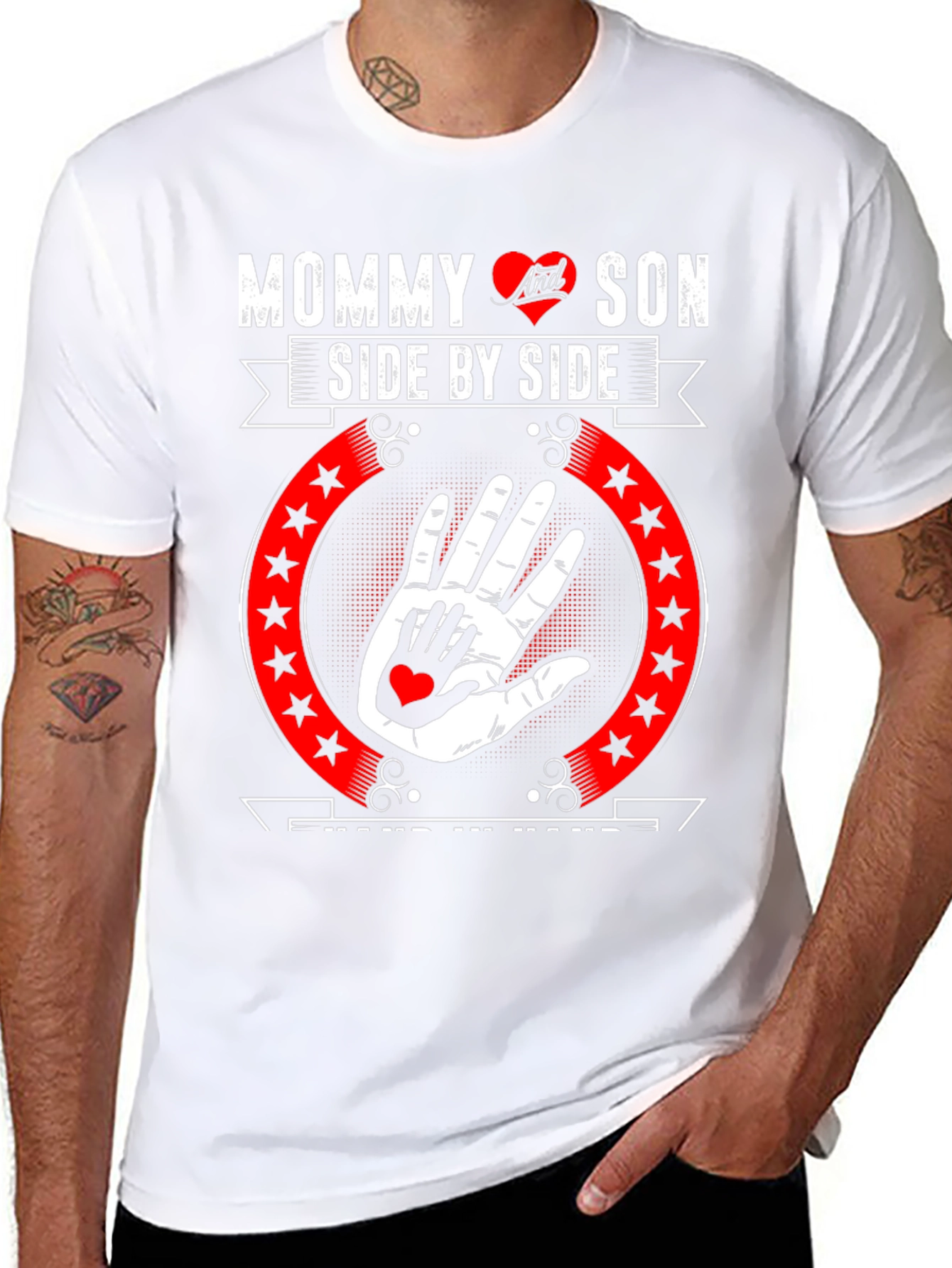 Mommy and Son Side by Side T-Shirt