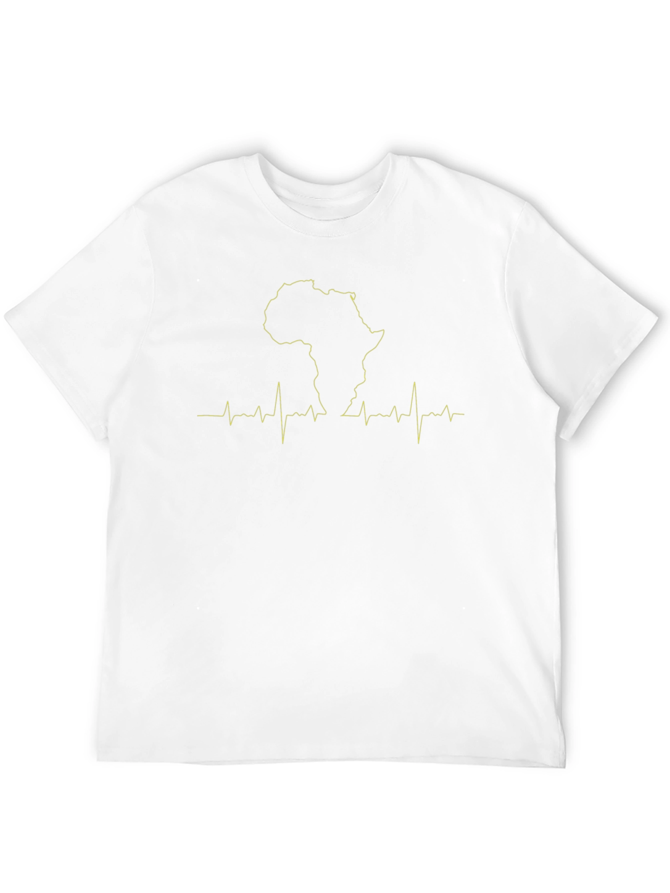 Africa Heartbeat T-Shirt - Black Graphic Tee