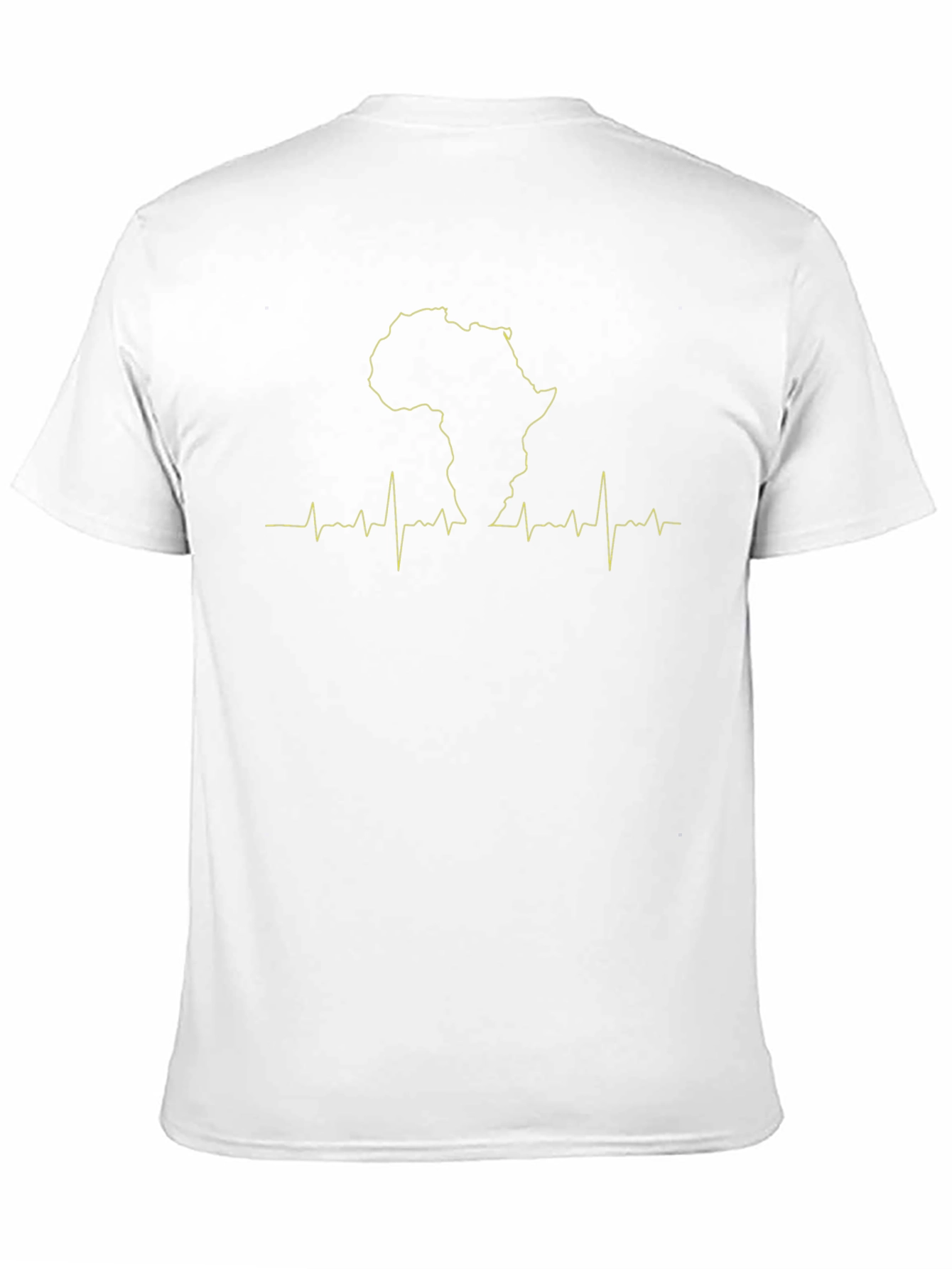 Africa Heartbeat T-Shirt - Black Graphic Tee