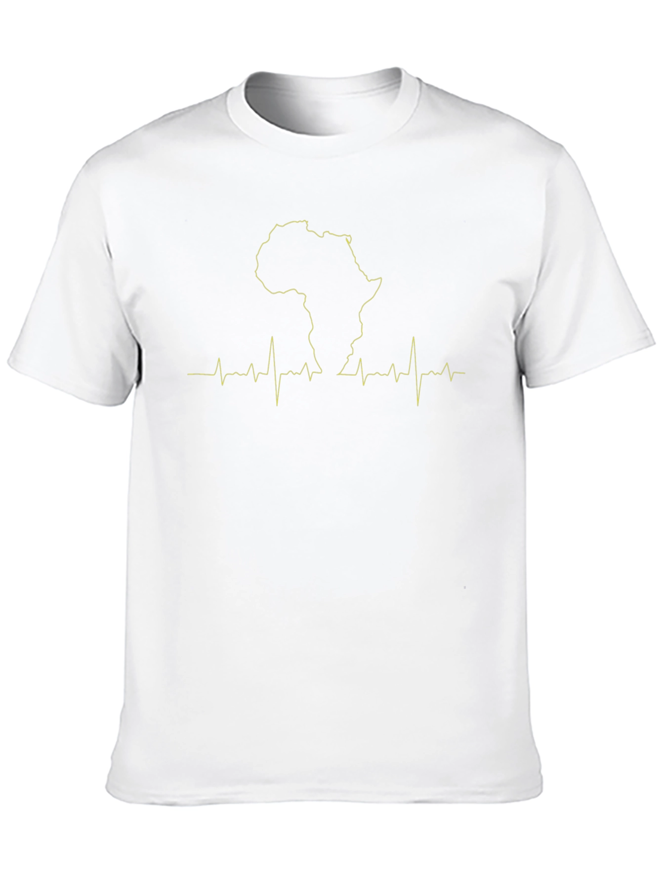 Africa Heartbeat T-Shirt - Black Graphic Tee
