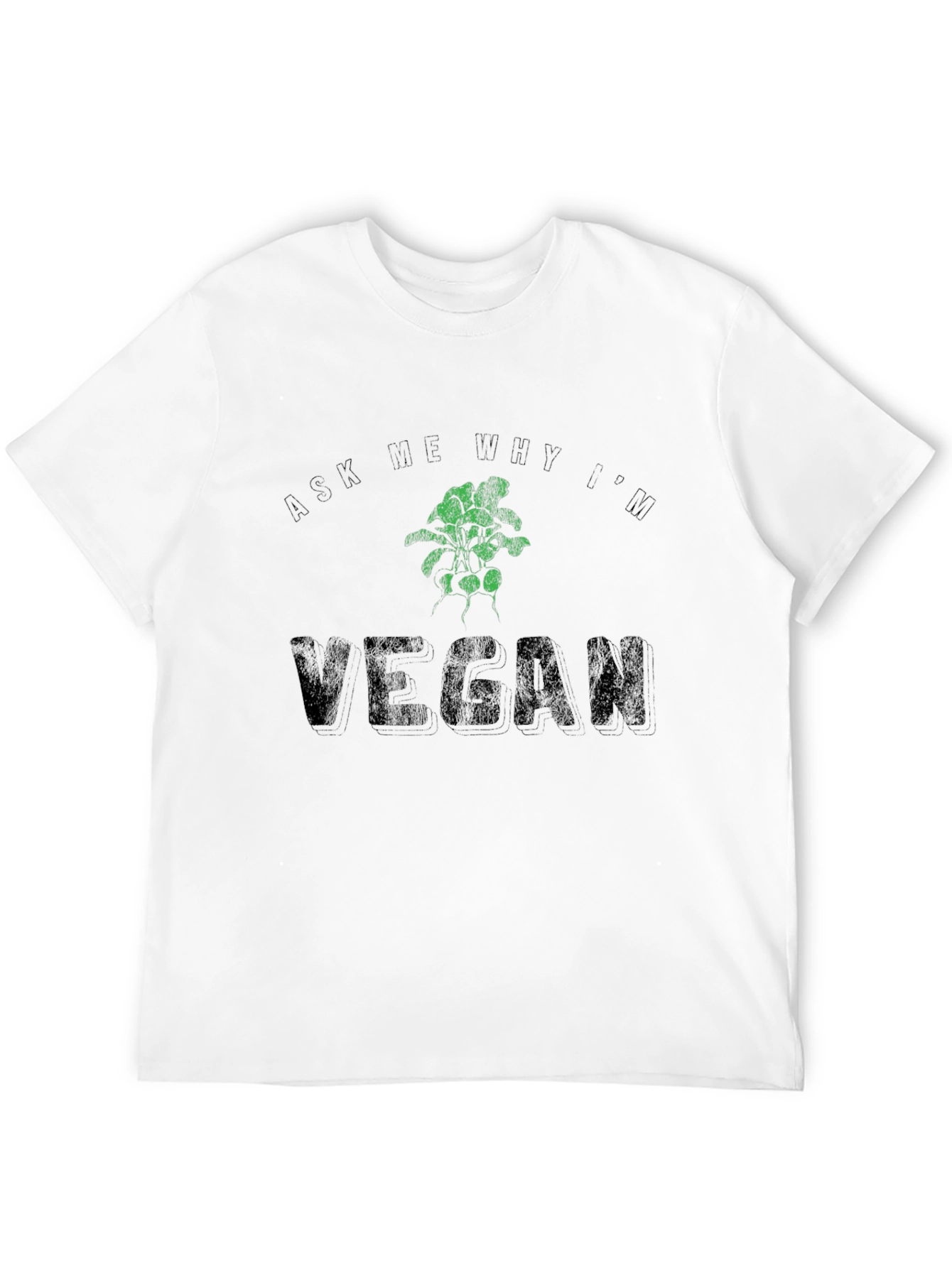 Ask Me Why Im Vegan Graphic Tee
