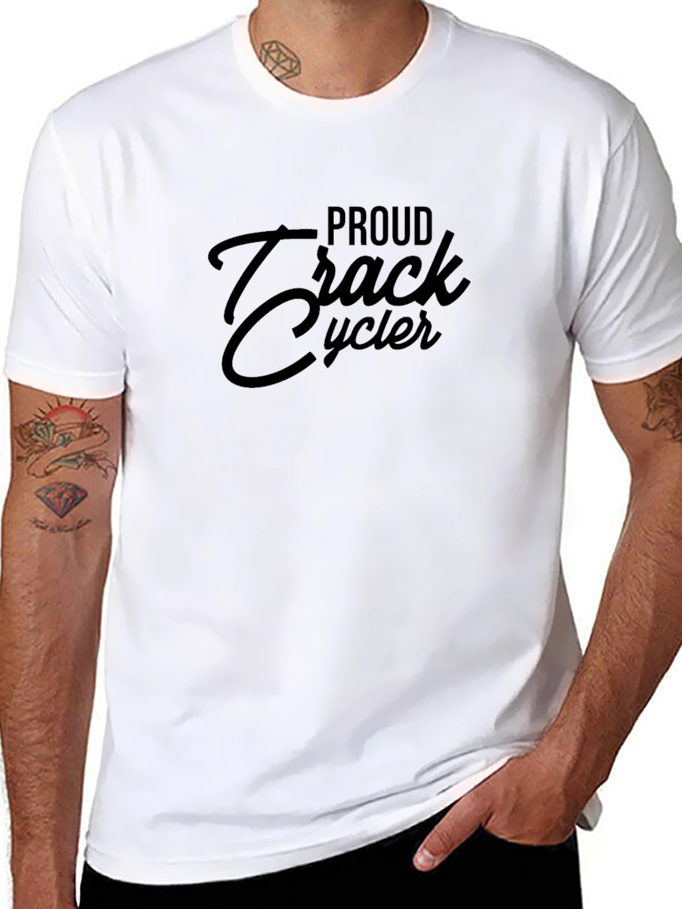 Proud Track Cycler Black T-Shirt