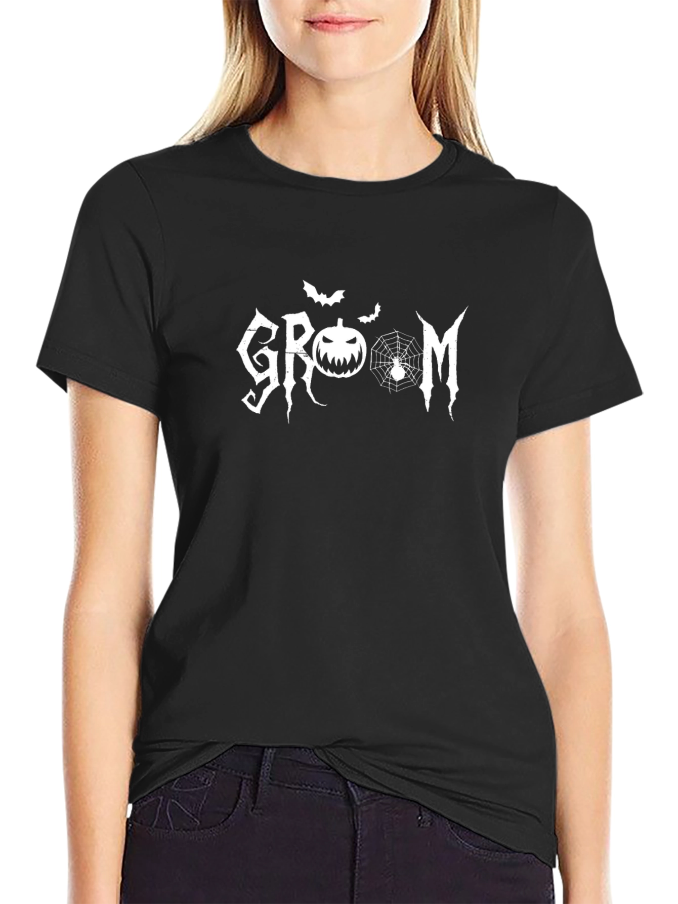Groom Halloween T-Shirt - Spooky Wedding Apparel