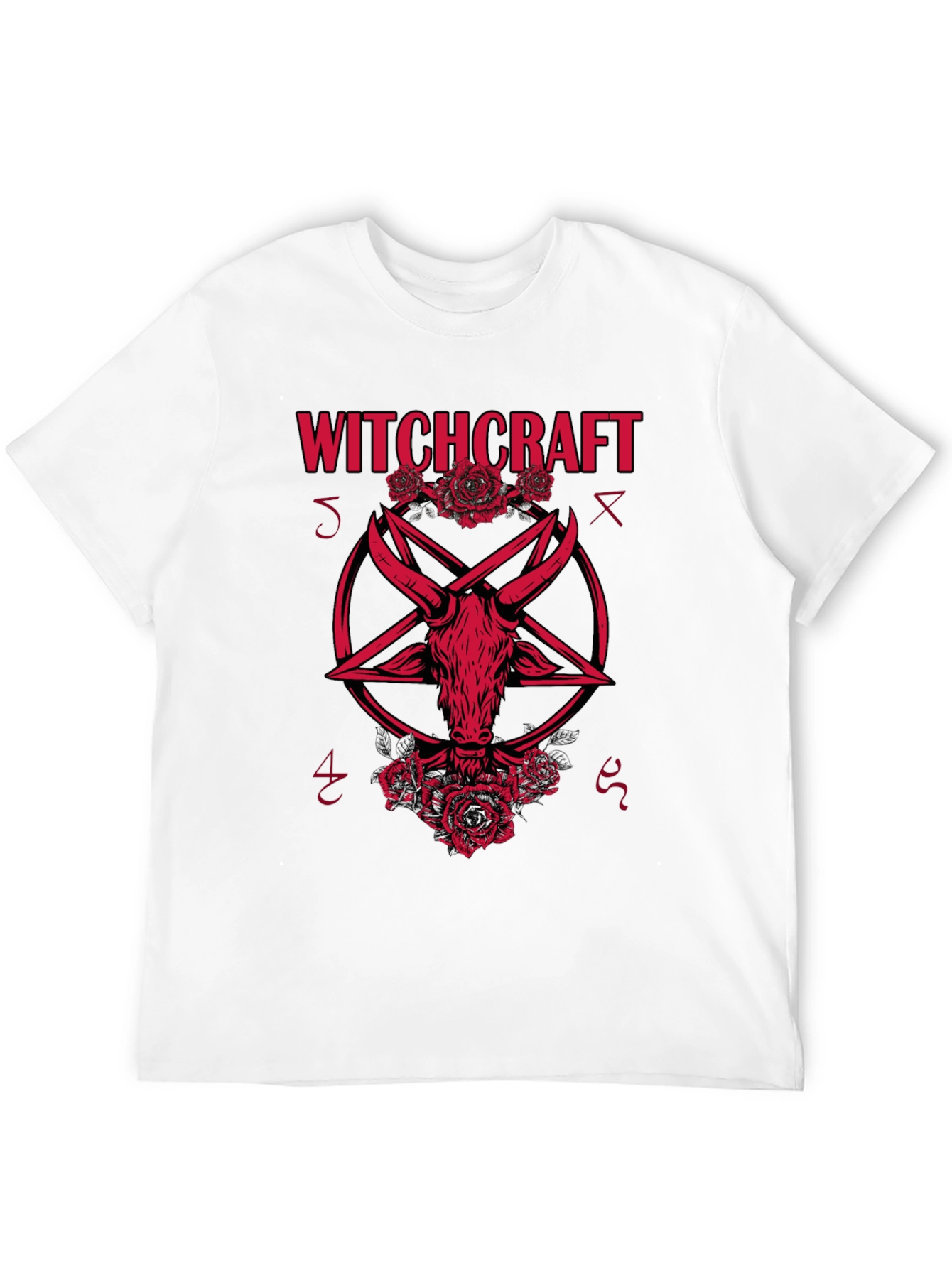 Witchcraft Baphomet Graphic Tee - Gothic Style