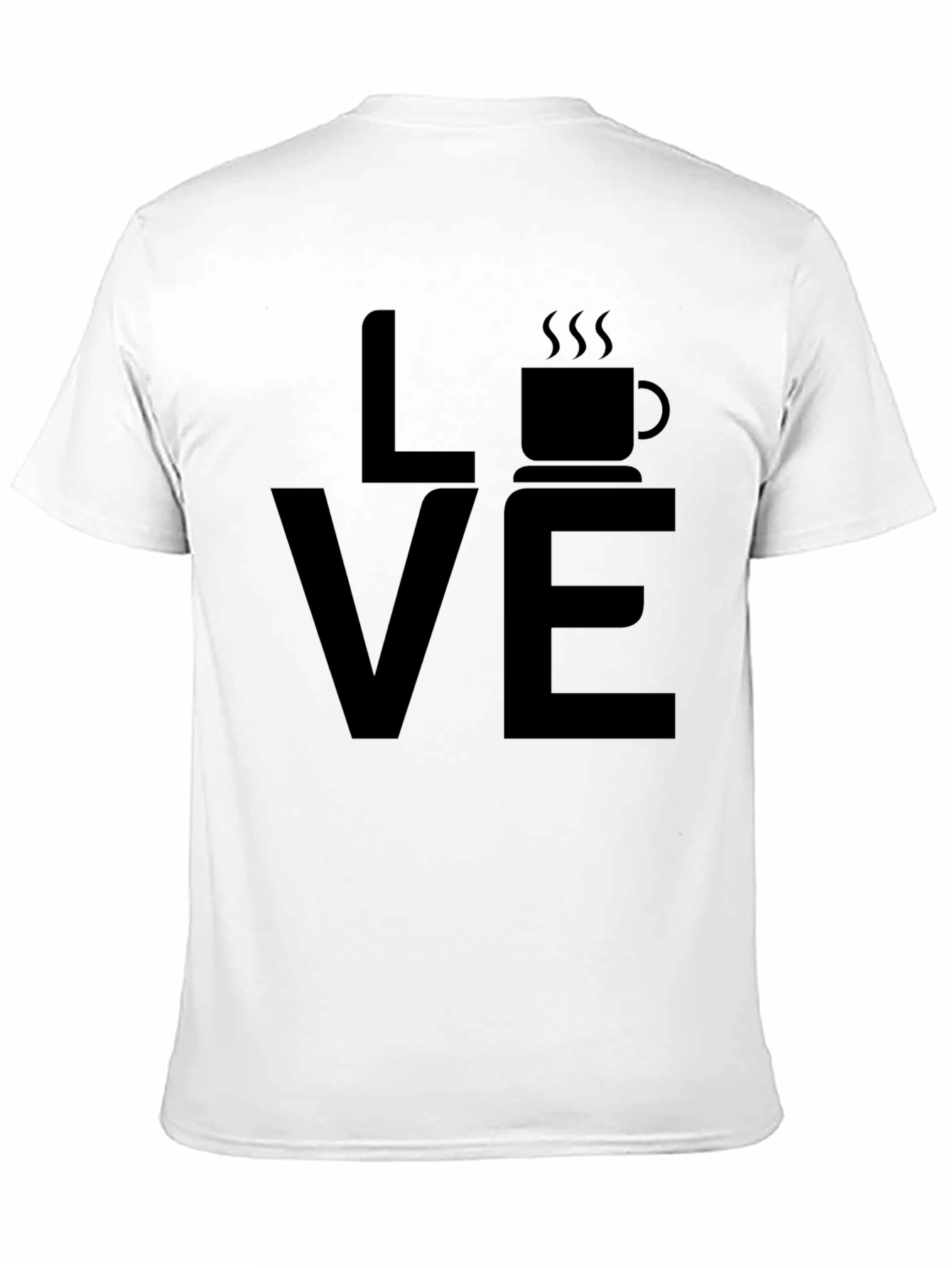 Love Coffee Black Graphic T-Shirt - Casual Wear