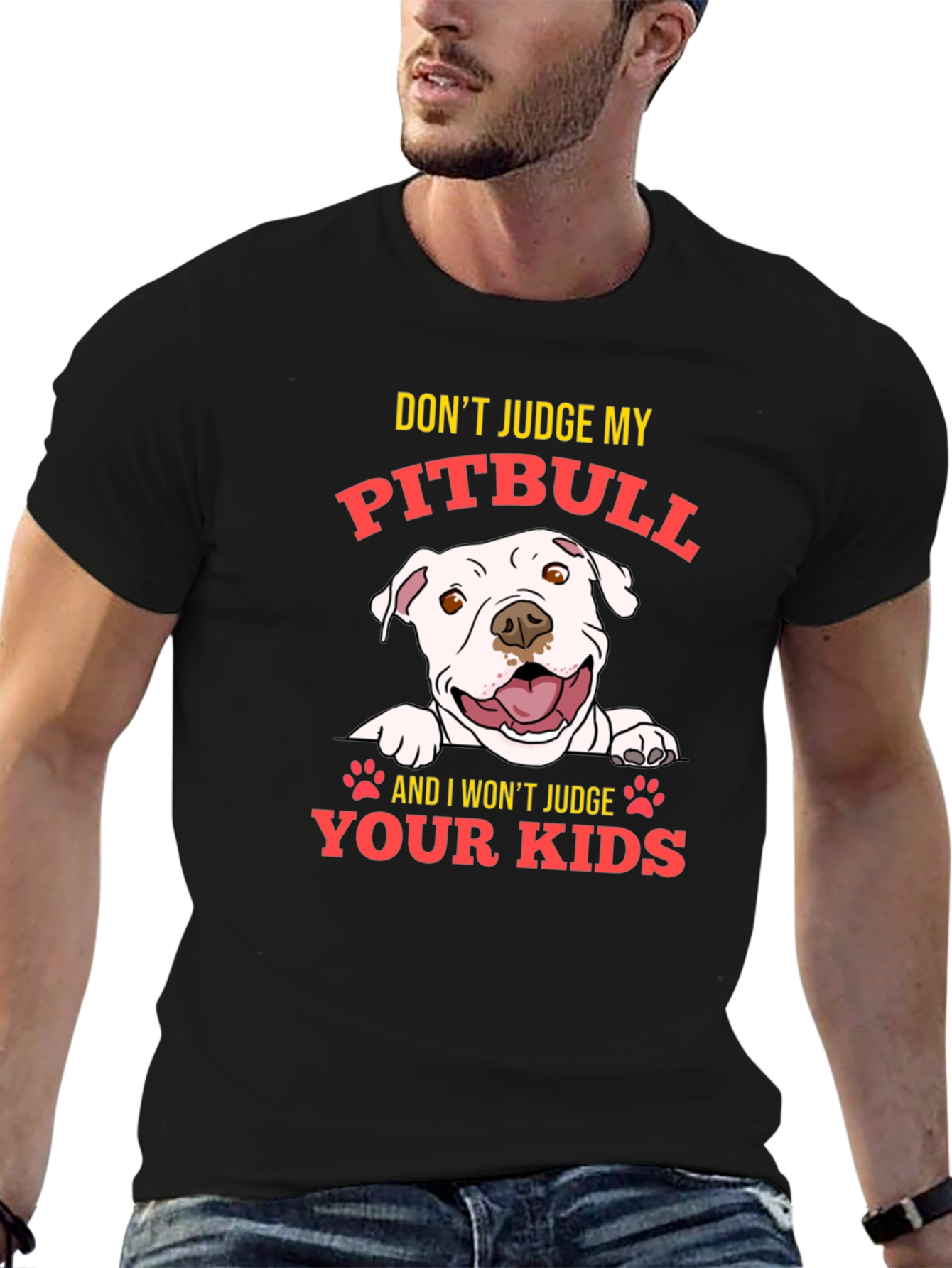 Pitbull Lover Graphic T-Shirt