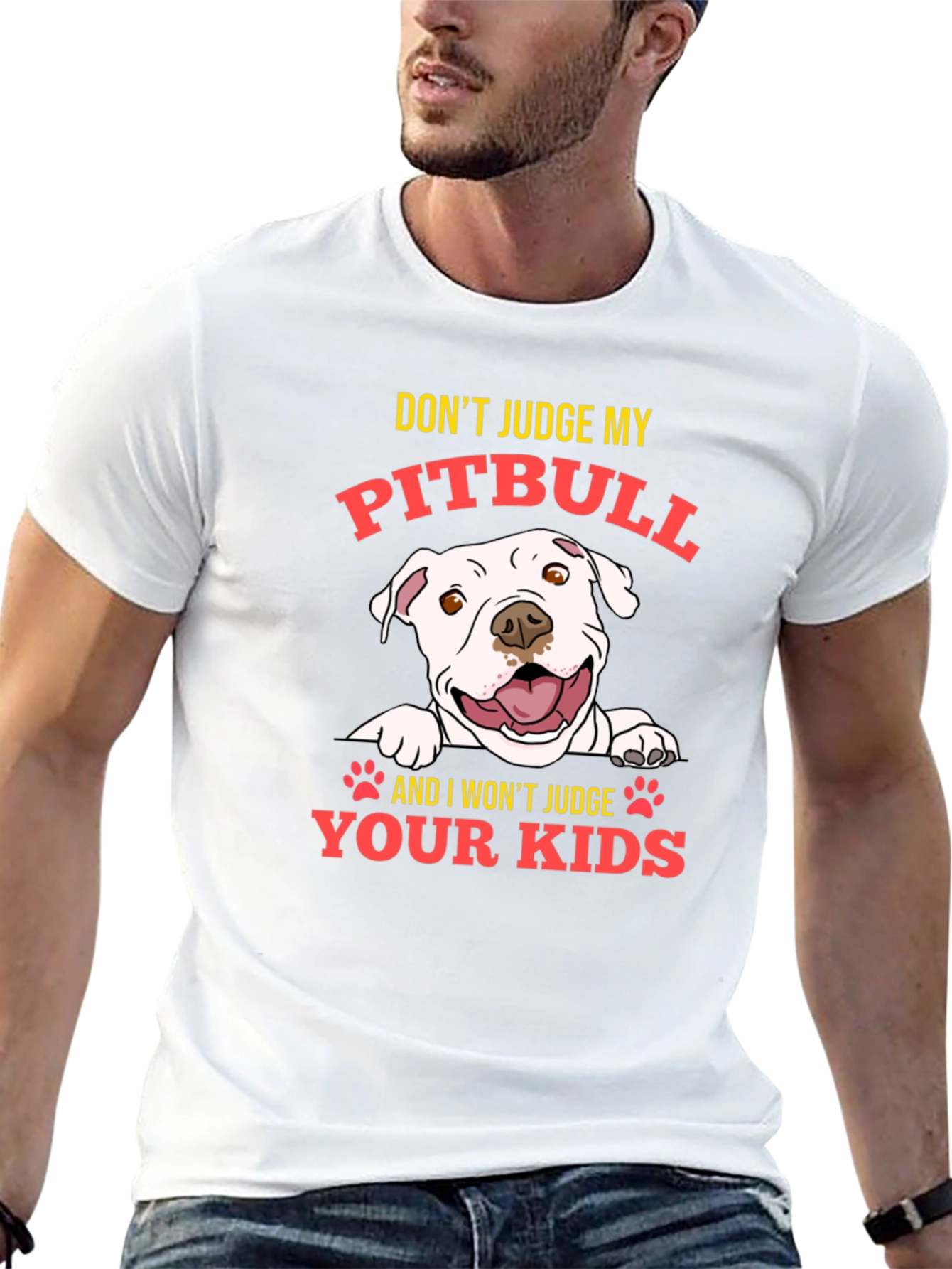 Pitbull Lover Graphic T-Shirt