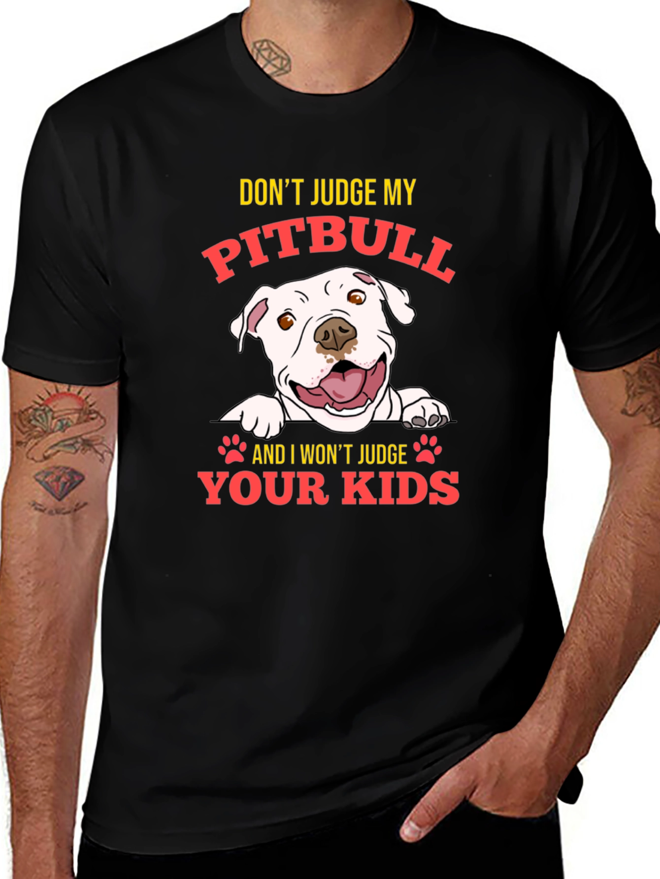 Pitbull Lover Graphic T-Shirt