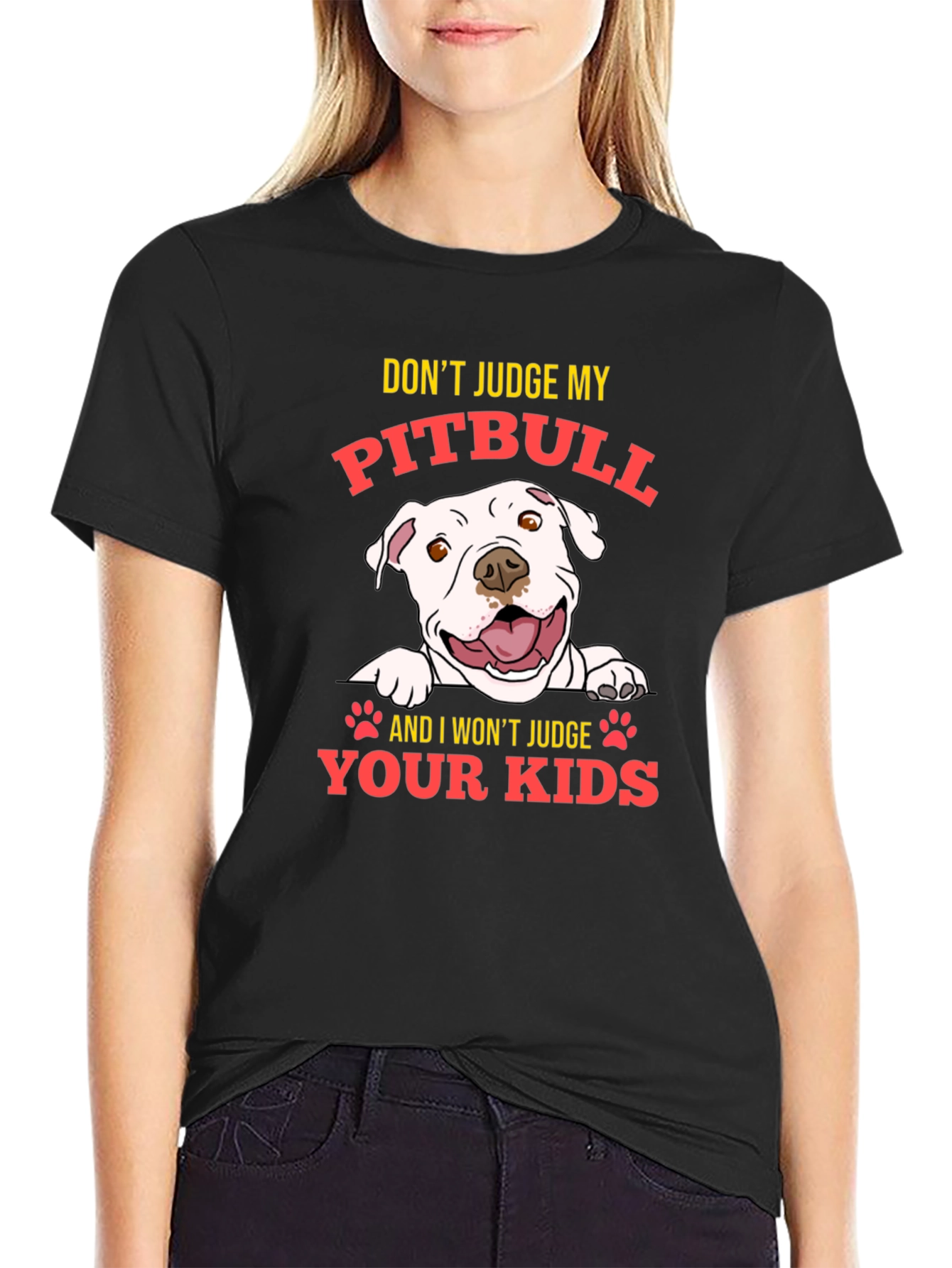 Pitbull Lover Graphic T-Shirt
