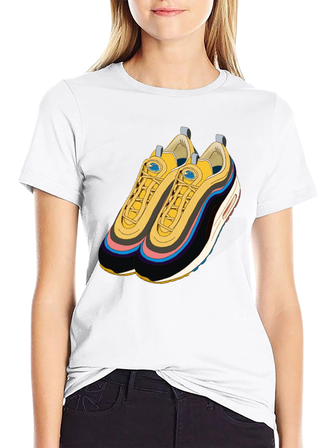 Sneaker Graphic T-Shirt - Casual Style