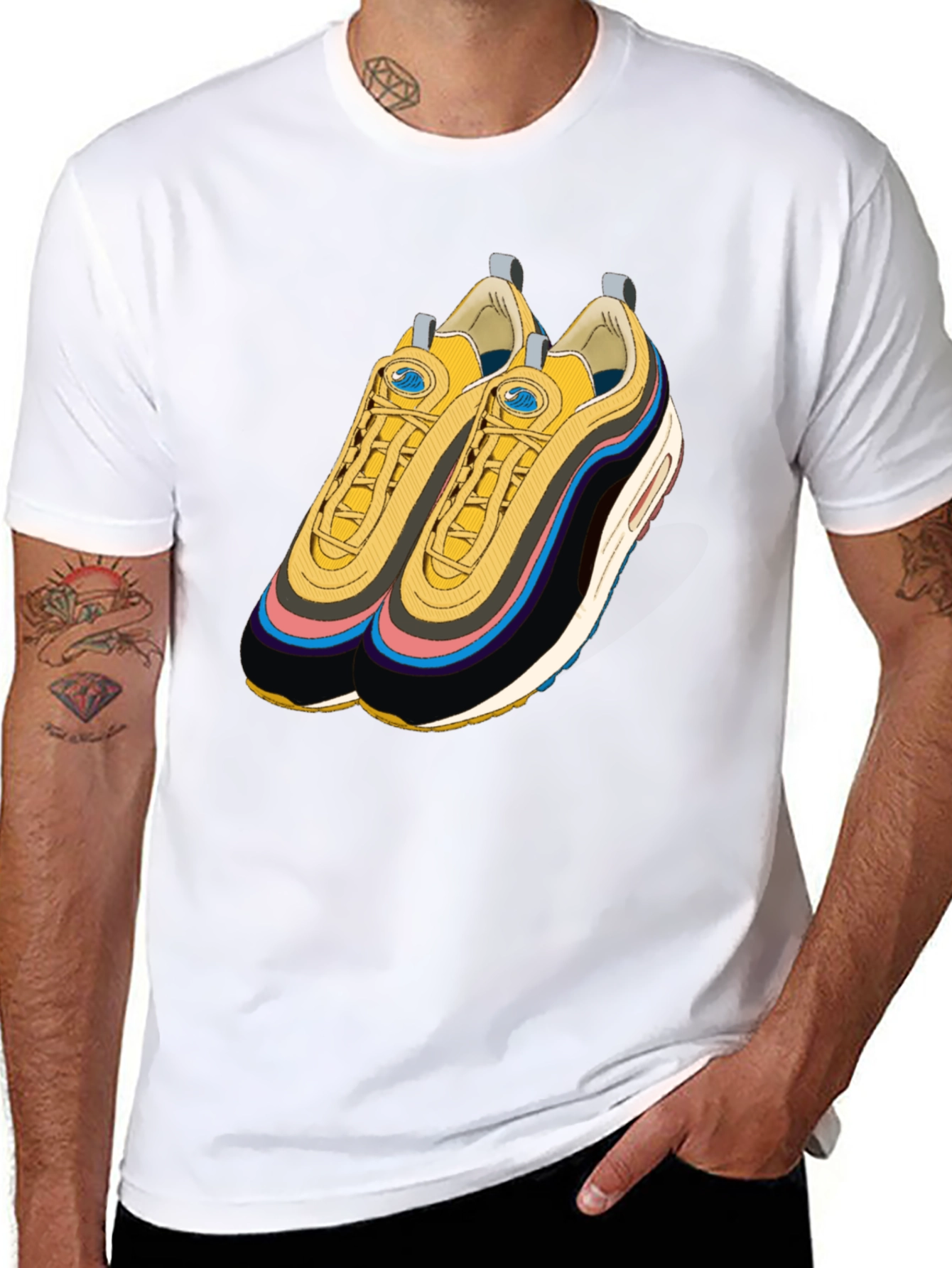 Sneaker Graphic T-Shirt - Casual Style