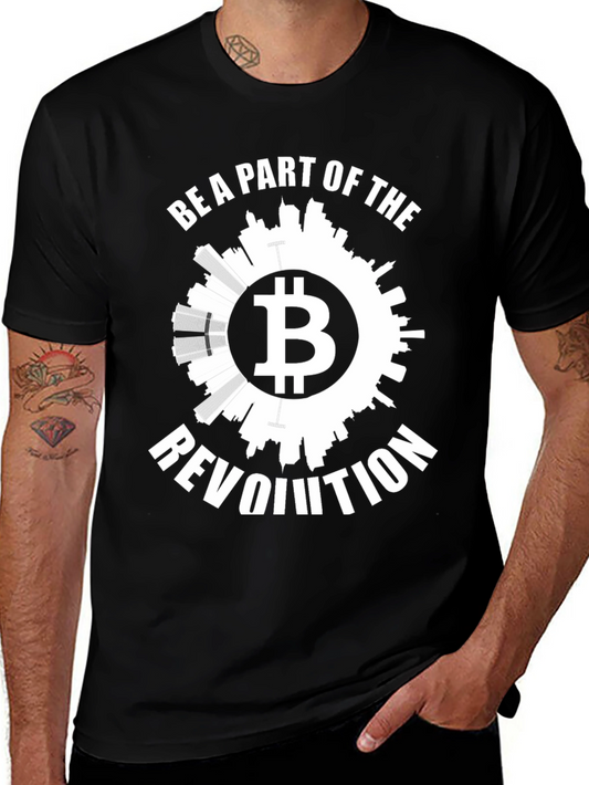 Bitcoin Revolution Graphic Tee - Black