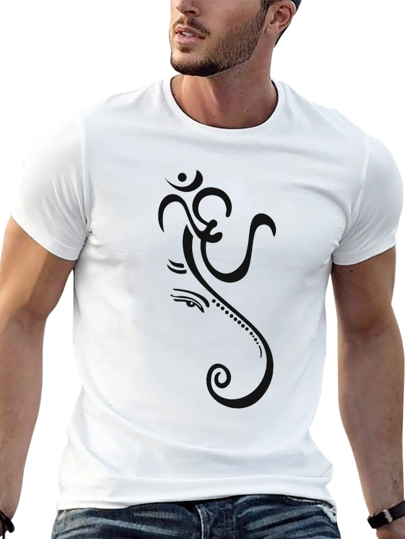 Om Symbol Black Graphic Tee