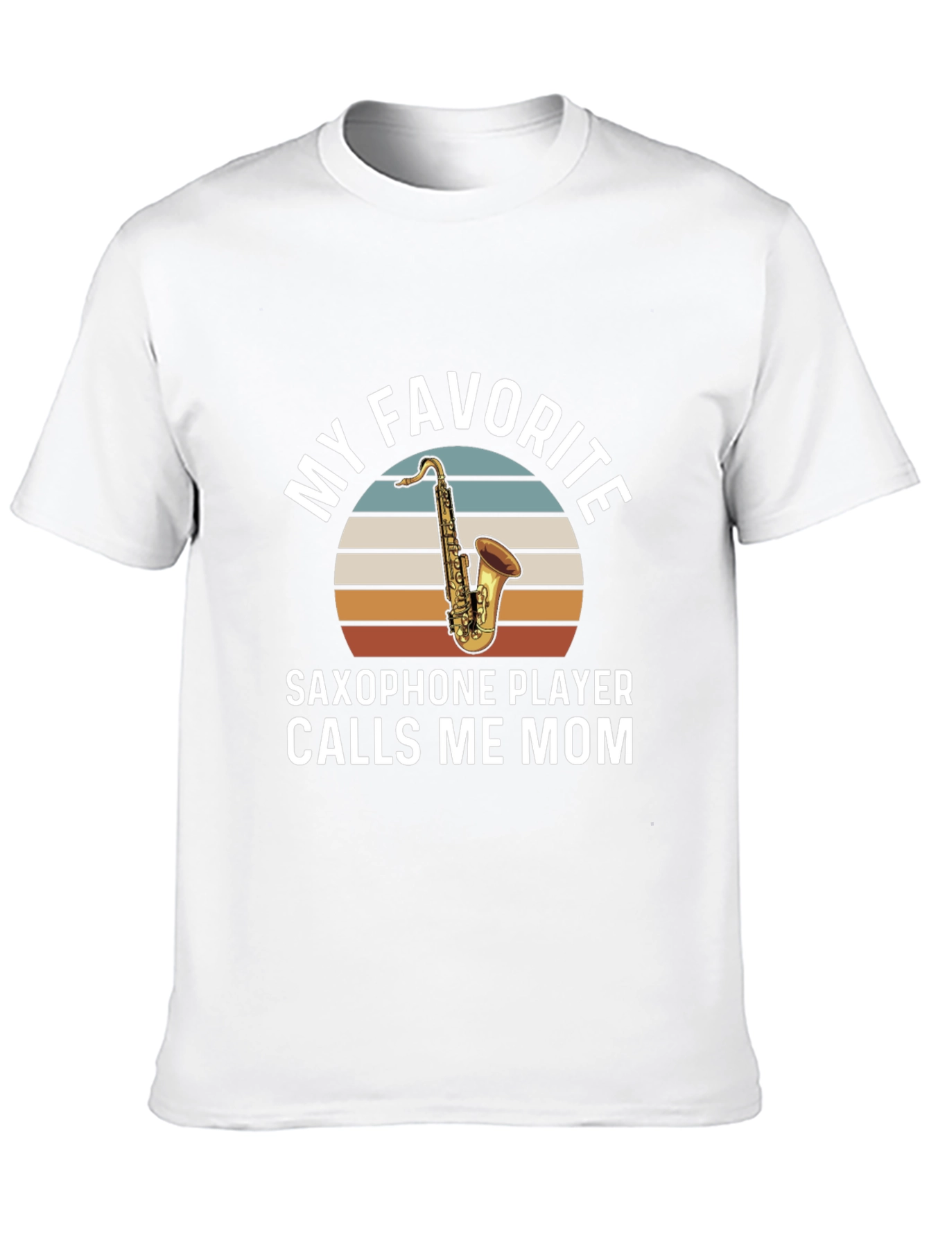 Saxophone Player Mom T-Shirt - Unique Music Lover Tee