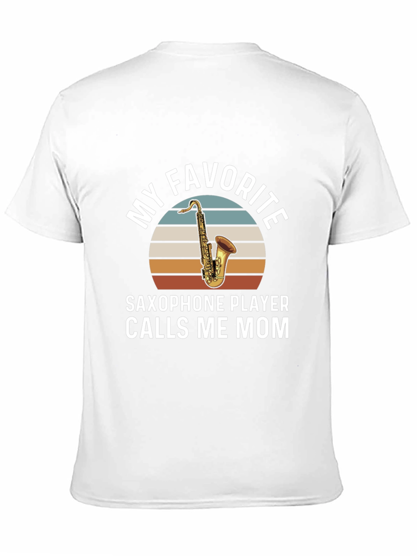 Saxophone Player Mom T-Shirt - Unique Music Lover Tee