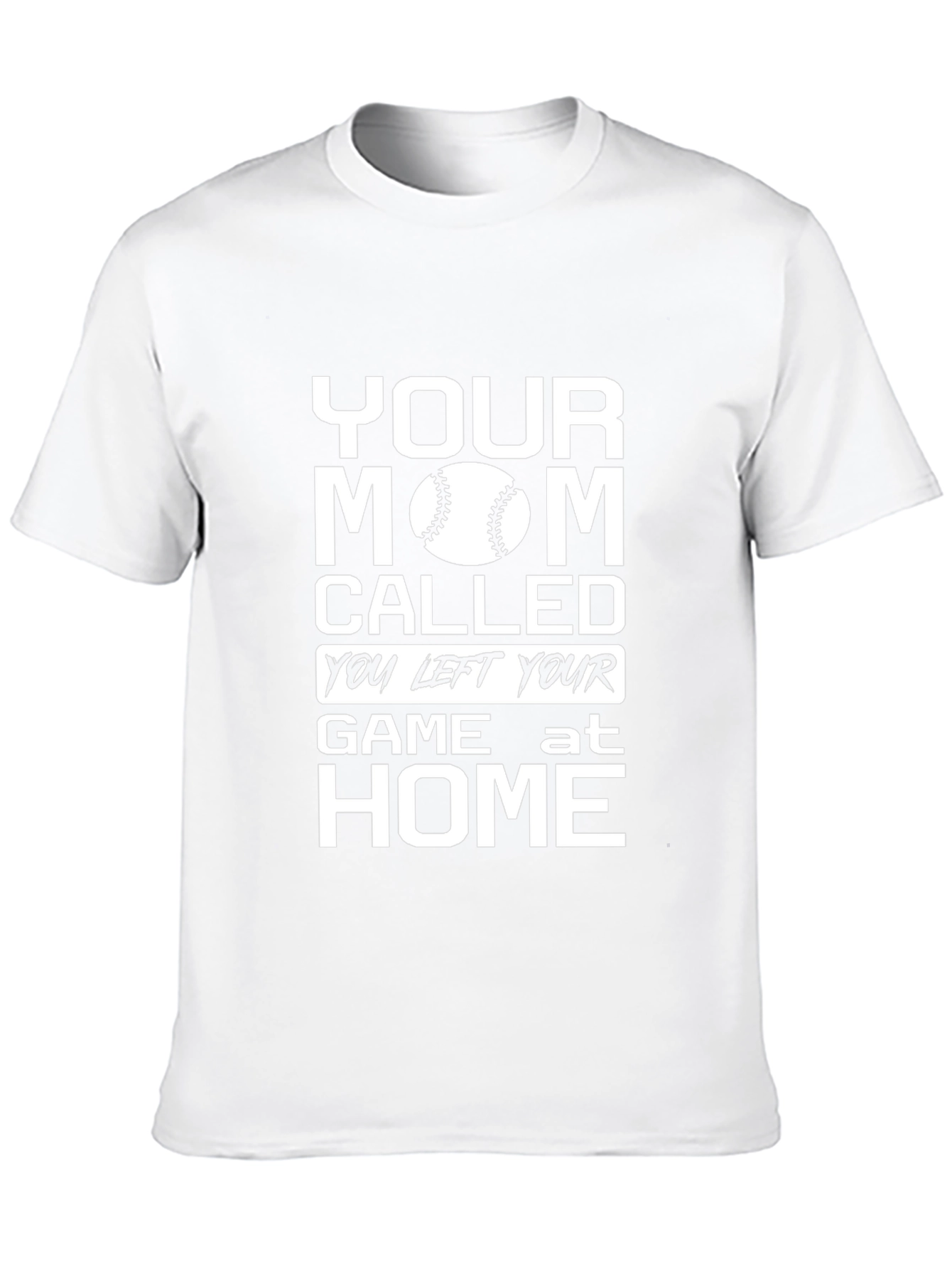 Your Mom Called Baseball Graphic T-Shirt