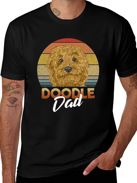 Doodle Dad T-Shirt - Vintage Dog Lover Tee