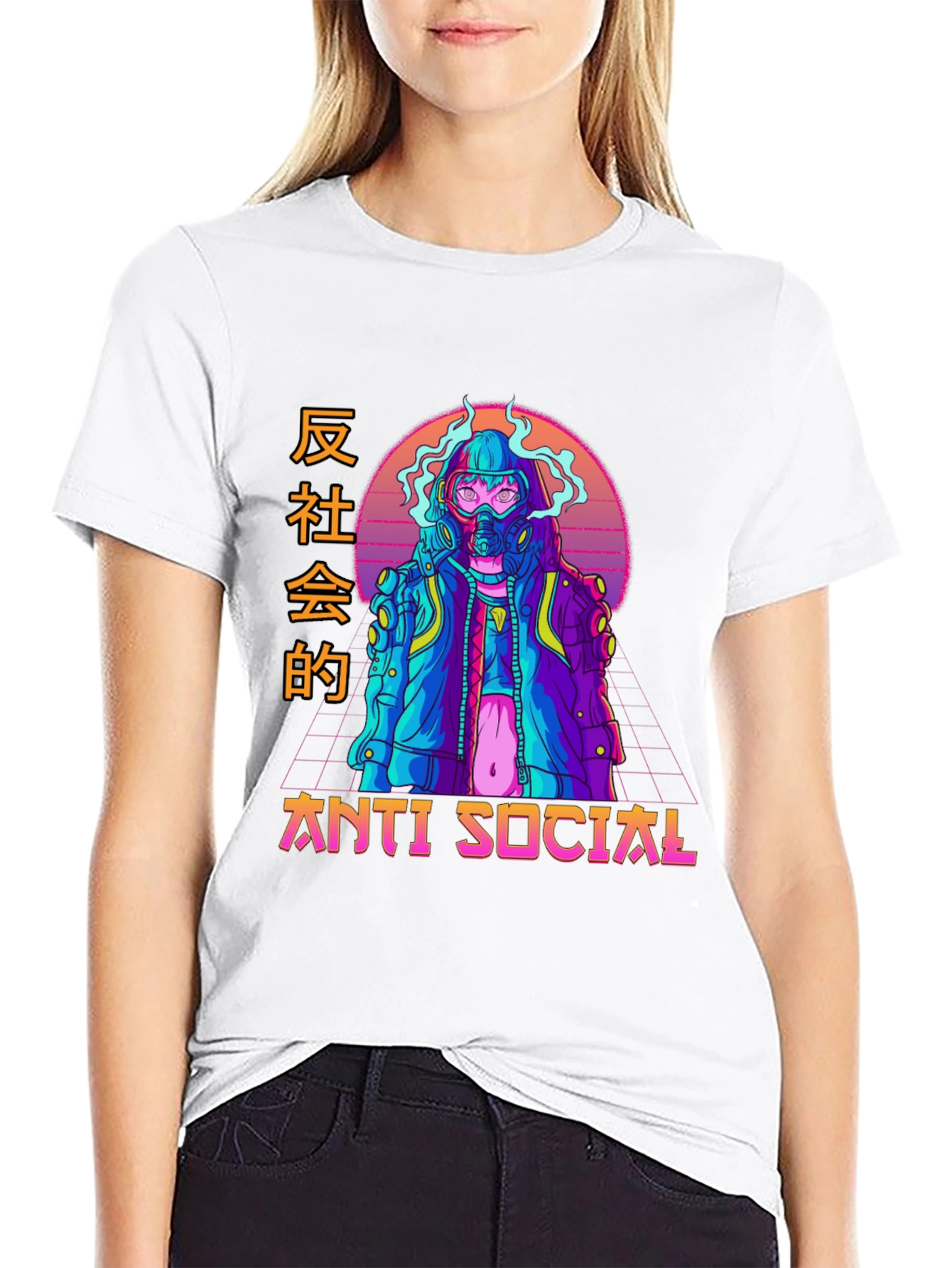 Anti Social Cyberpunk T-Shirt