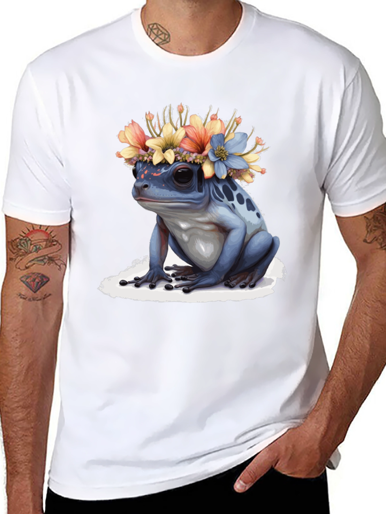 Frog with Flower Crown T-Shirt