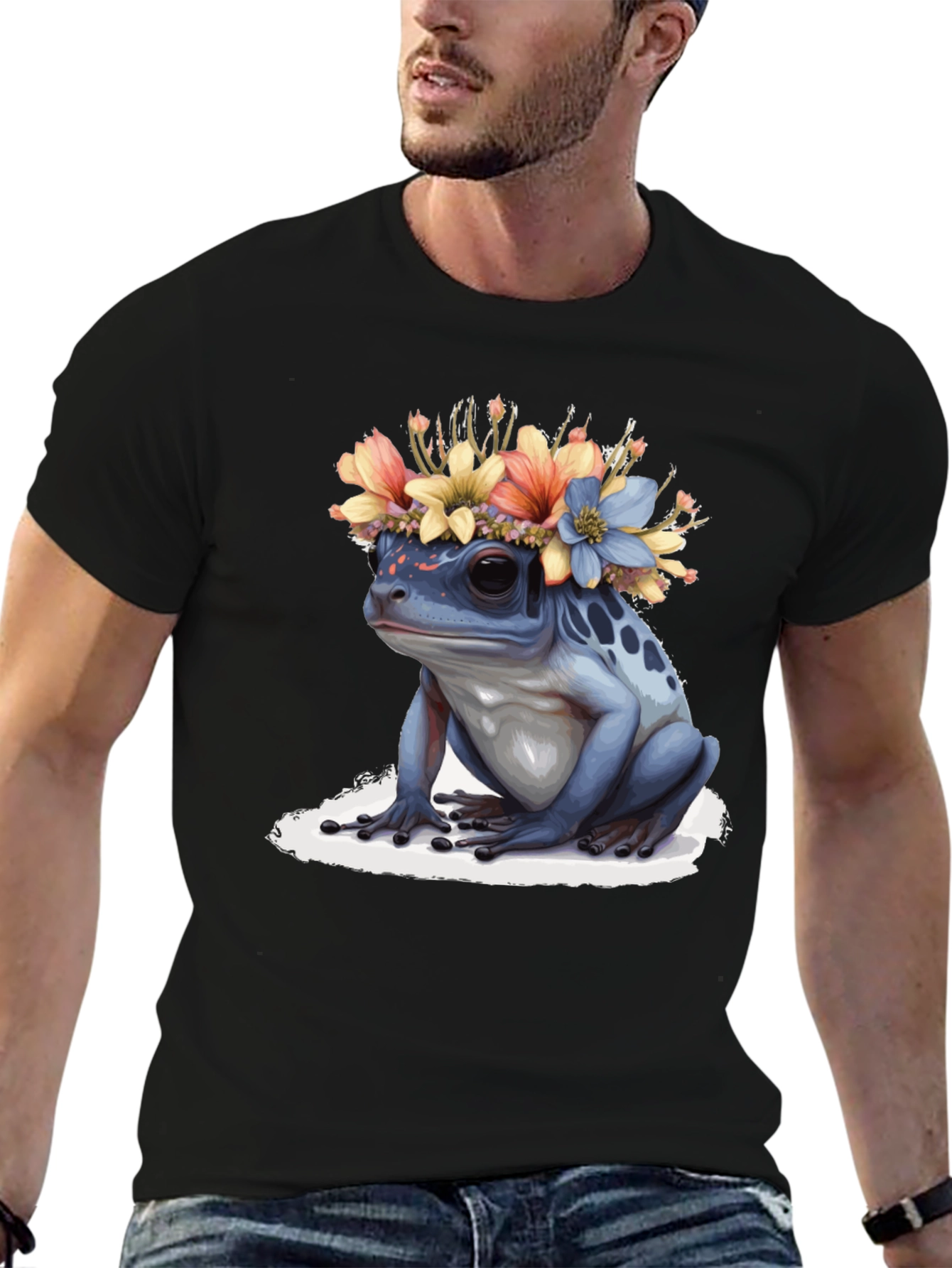 Frog with Flower Crown T-Shirt