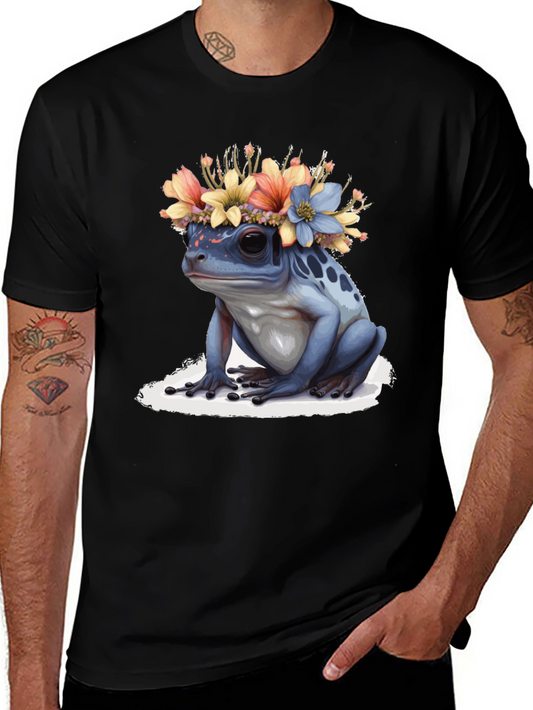 Frog with Flower Crown T-Shirt