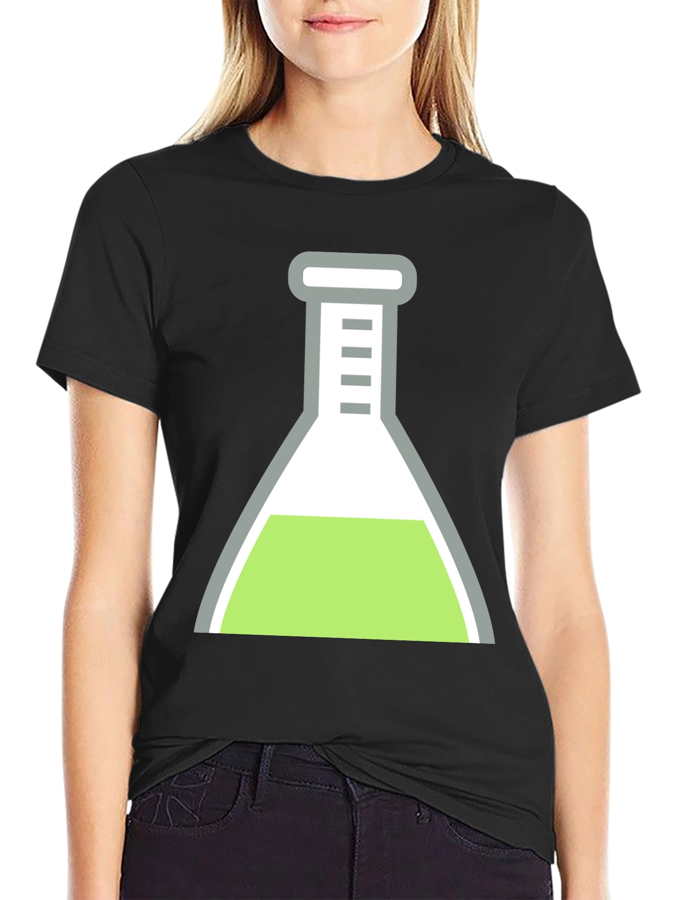 Science Beaker Graphic T-Shirt