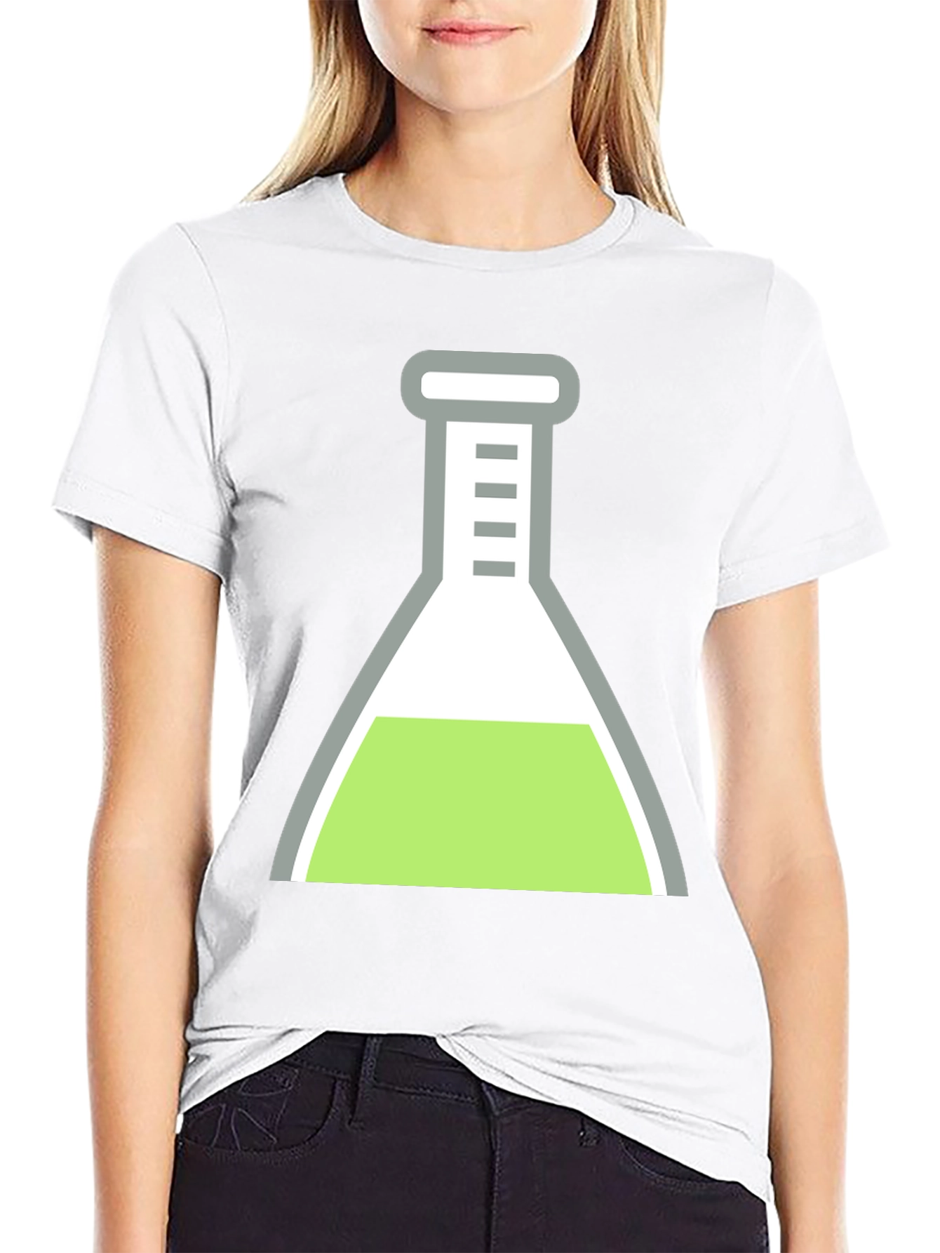 Science Beaker Graphic T-Shirt