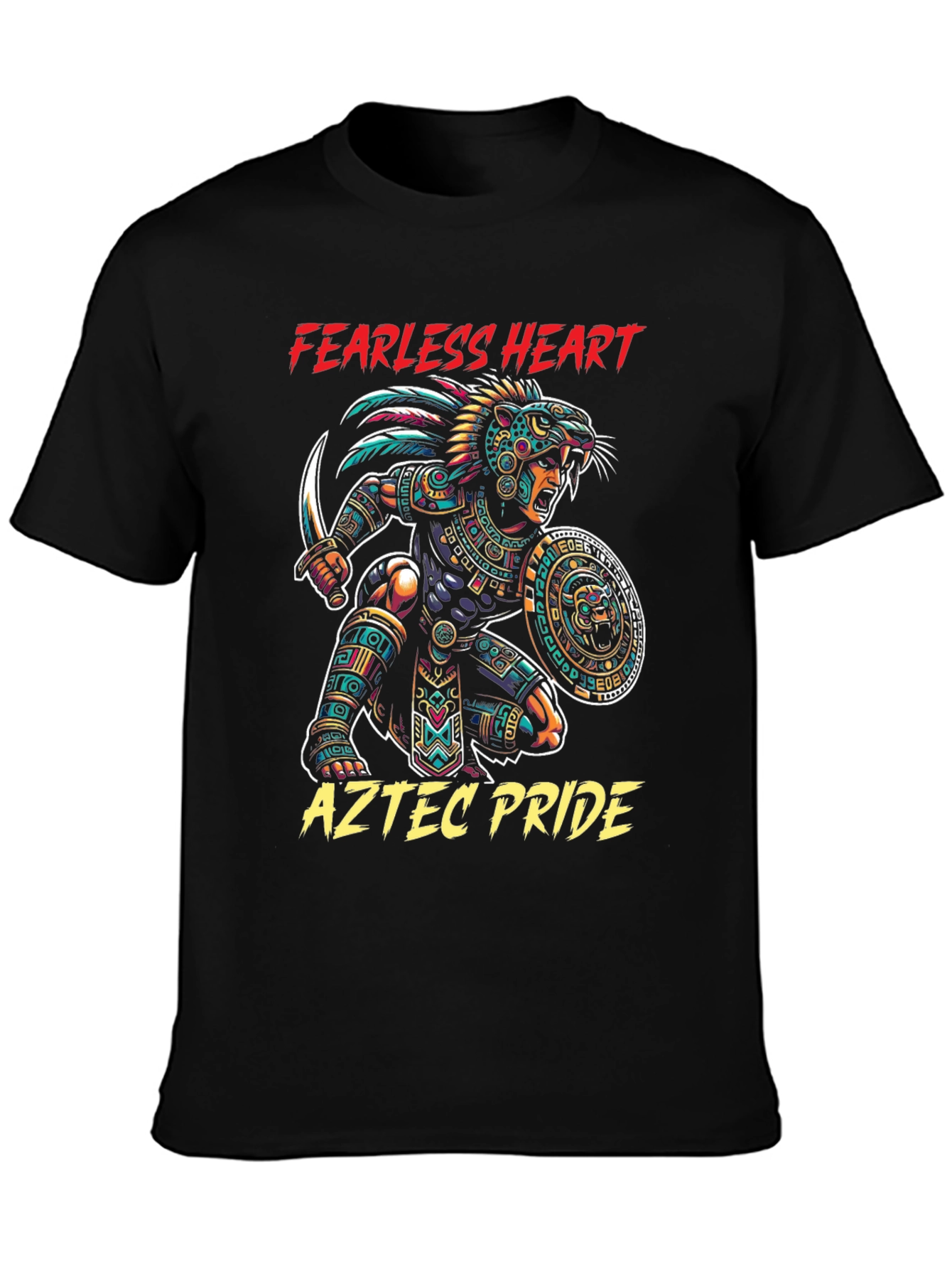 Fearless Heart Aztec Pride Graphic Tee