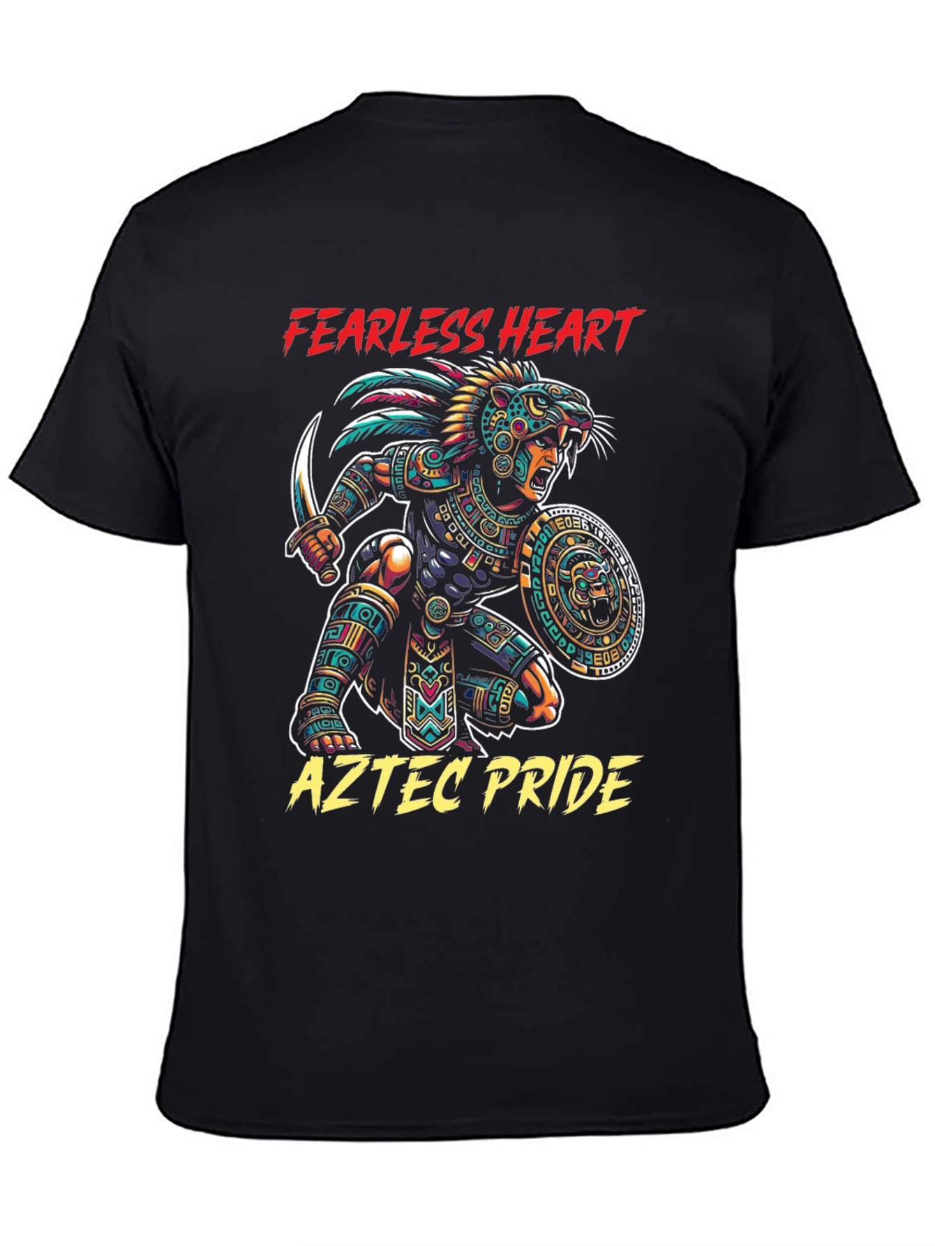 Fearless Heart Aztec Pride Graphic Tee