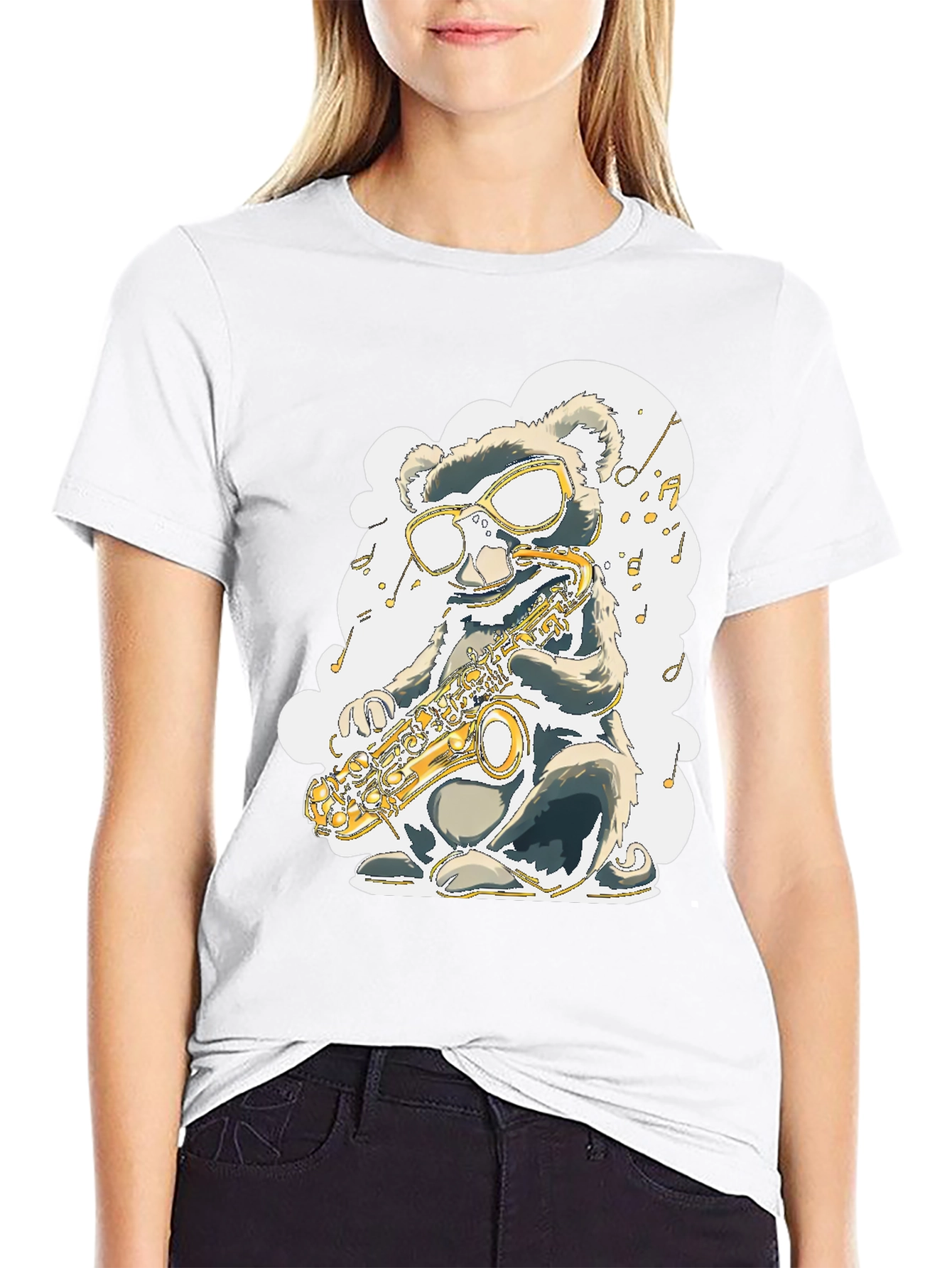 Cool Bear Saxophone T-Shirt