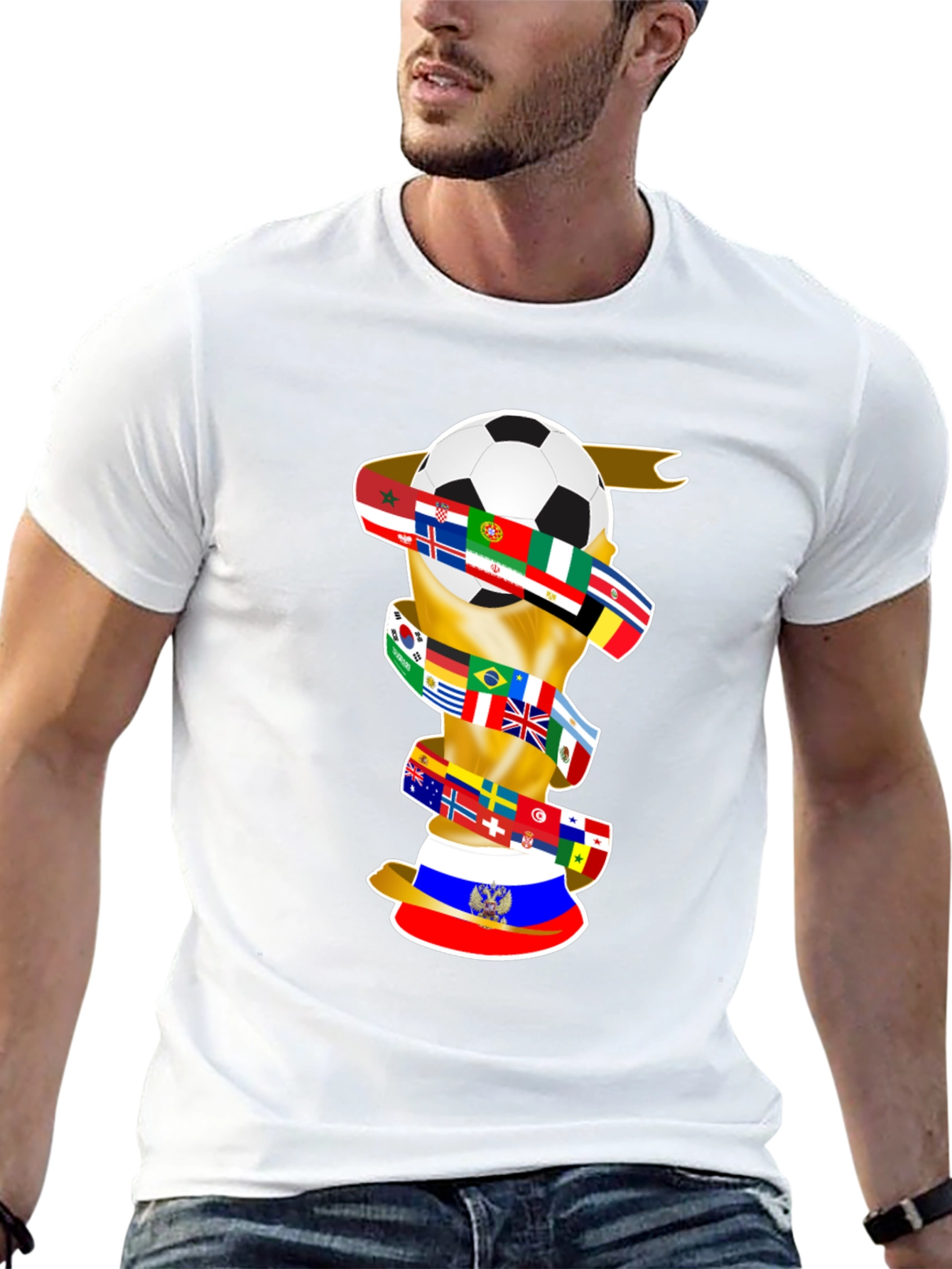 World Cup Flags Football T-Shirt
