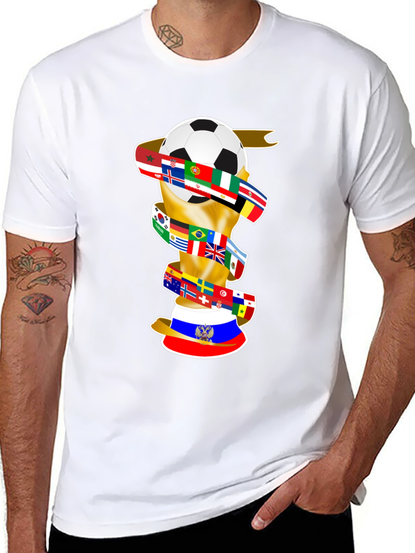 World Cup Flags Football T-Shirt