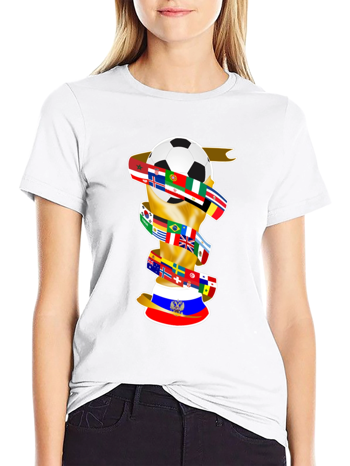World Cup Flags Football T-Shirt