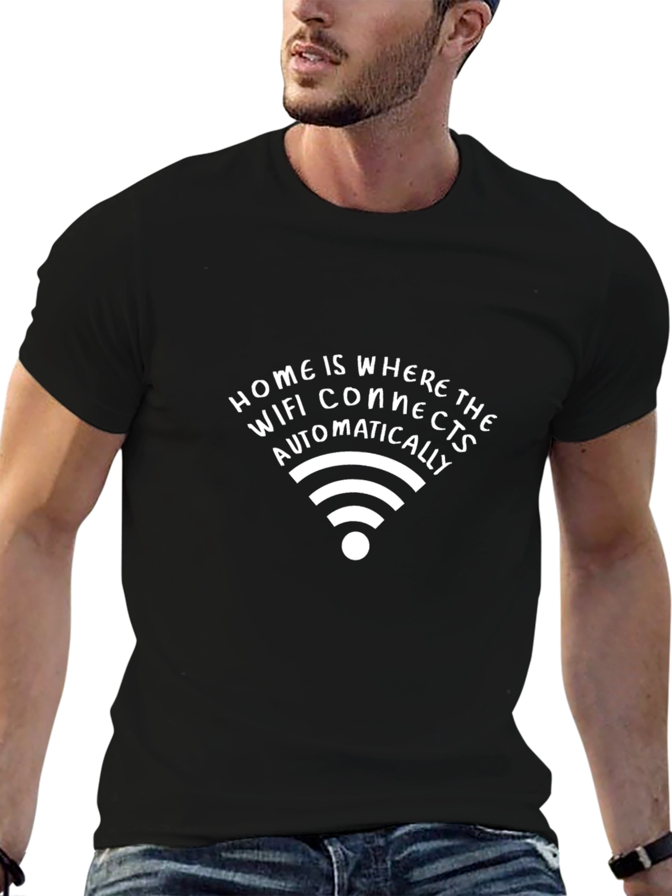 Home WiFi T-Shirt - Funny Internet Connection Tee