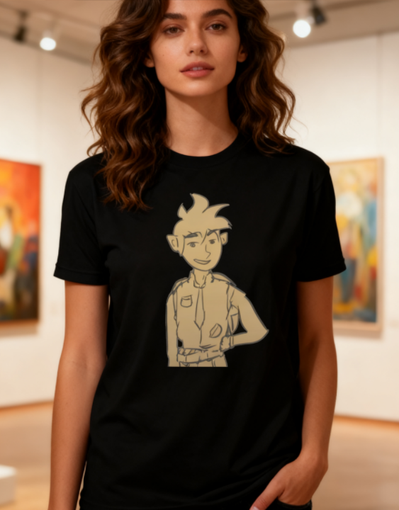 Cartoon Character Graphic Tee