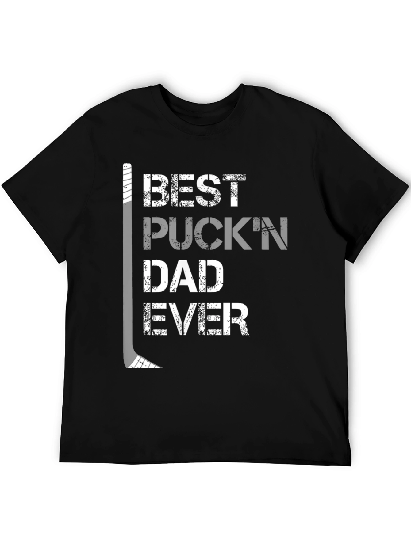 Best Puckn Dad Ever Hockey T-Shirt