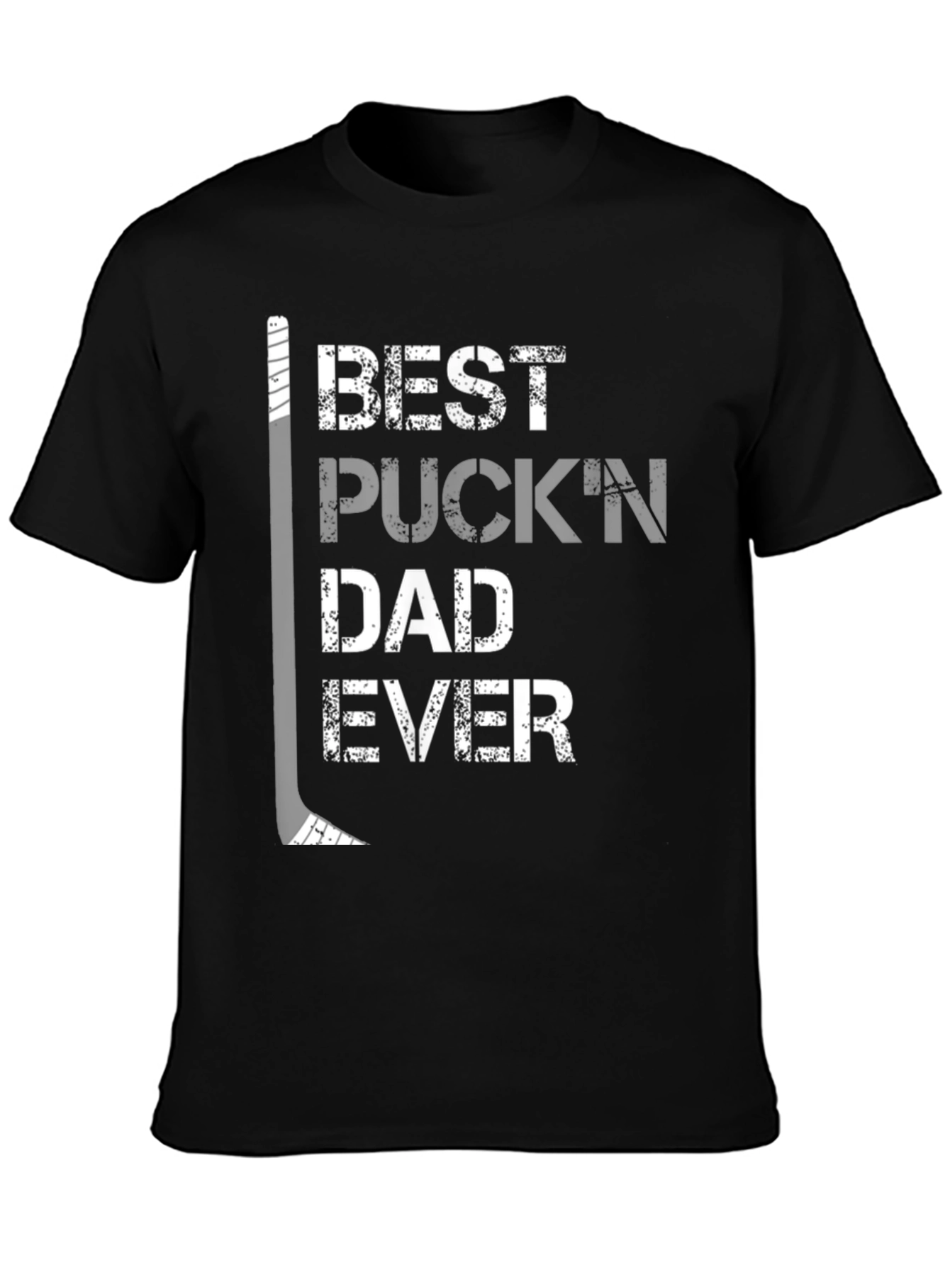 Best Puckn Dad Ever Hockey T-Shirt