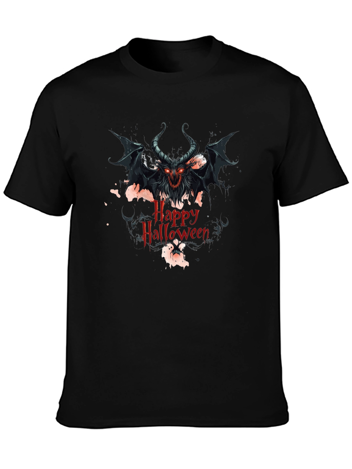 Happy Halloween Devil Graphic Tee