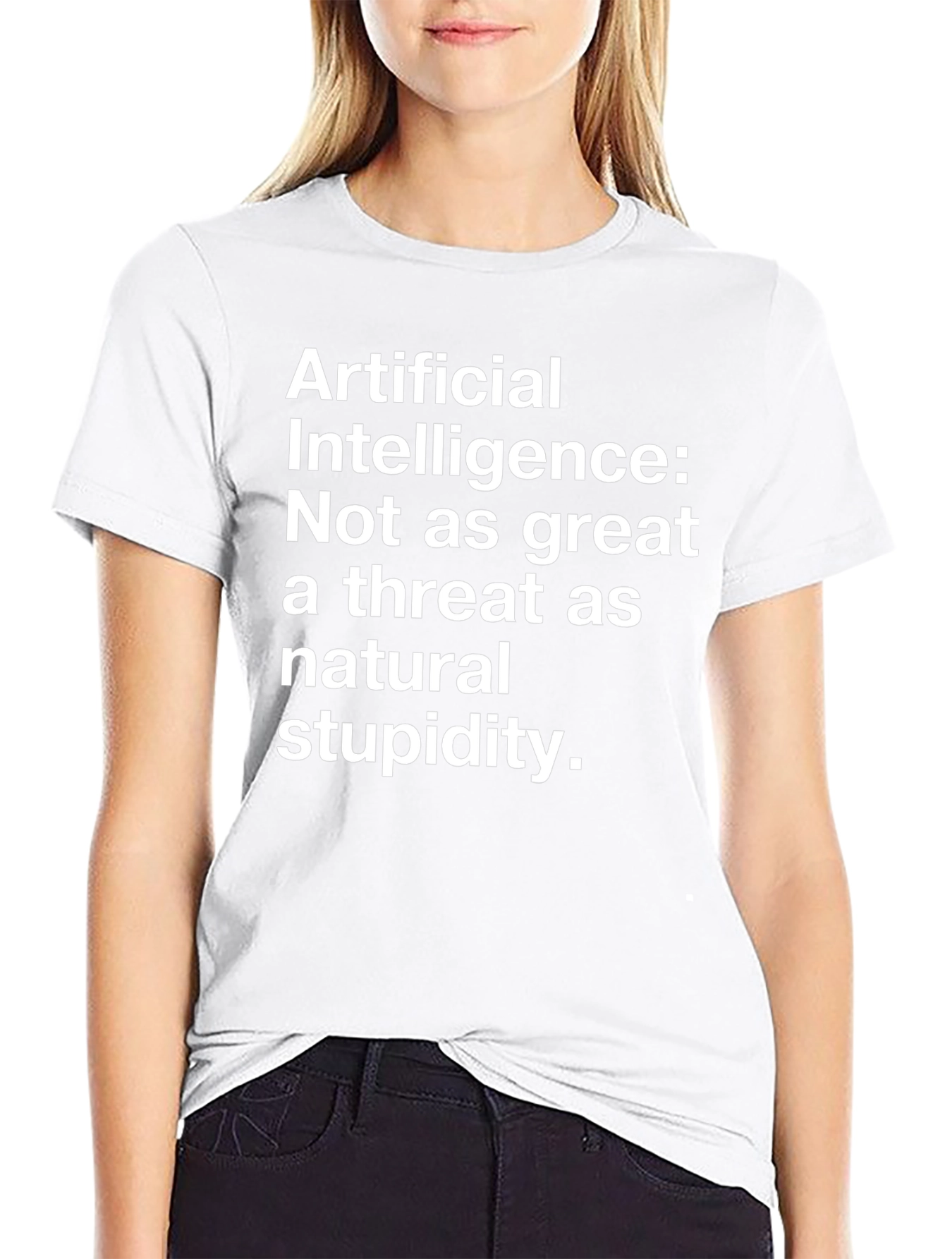 AI vs Stupidity Graphic Tee