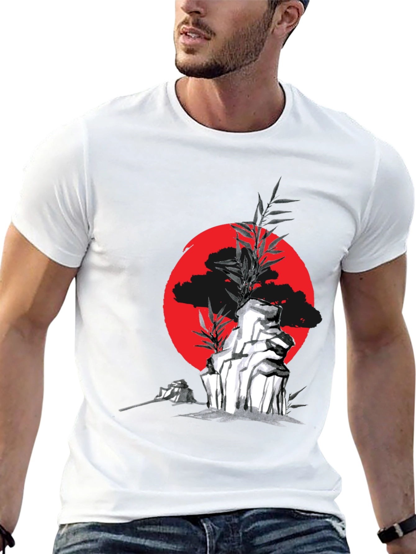 Zen Garden Graphic Tee - Japanese Style