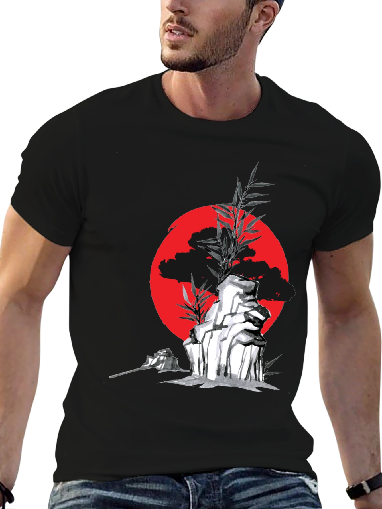 Zen Garden Graphic Tee - Japanese Style