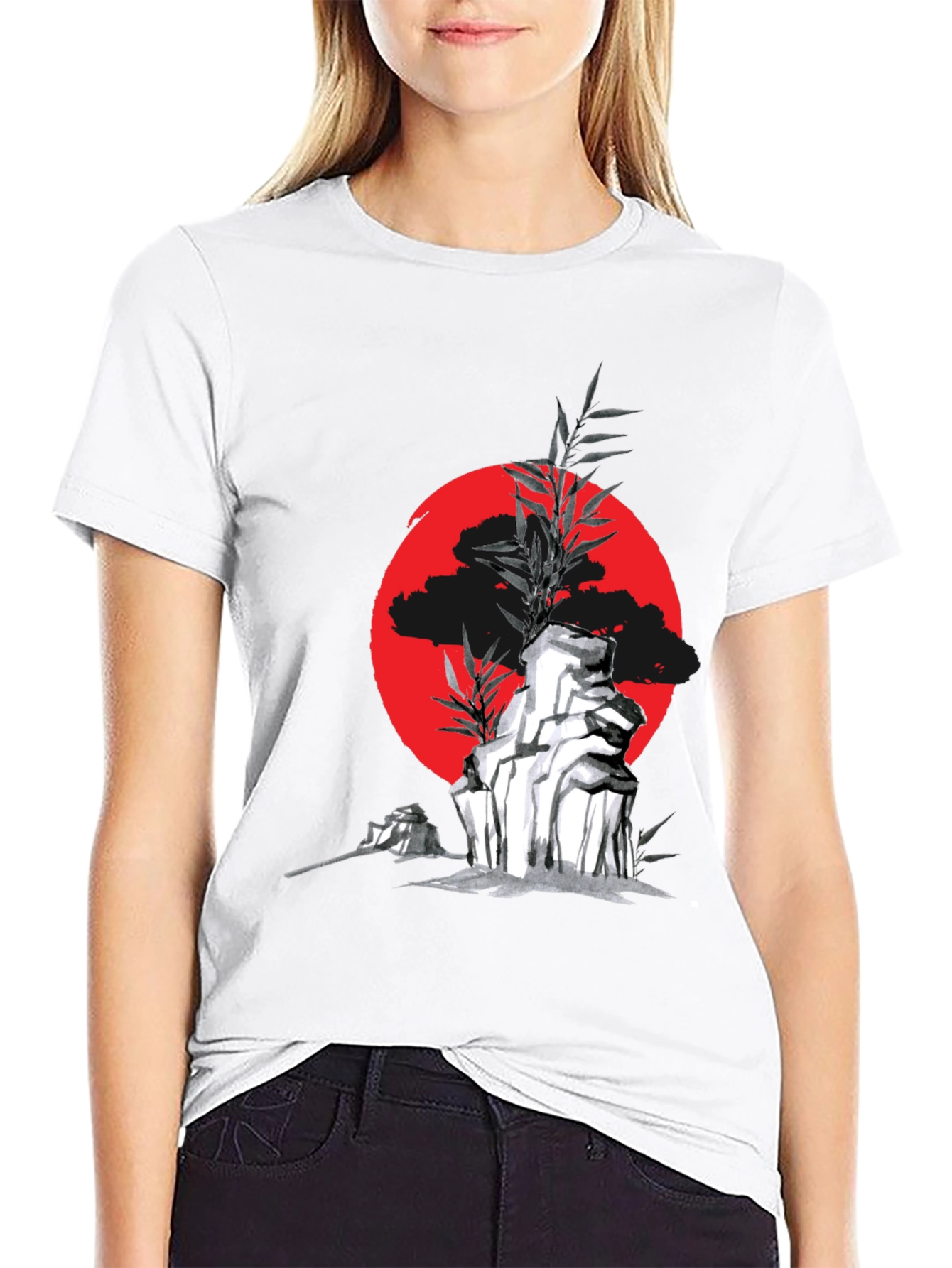 Zen Garden Graphic Tee - Japanese Style