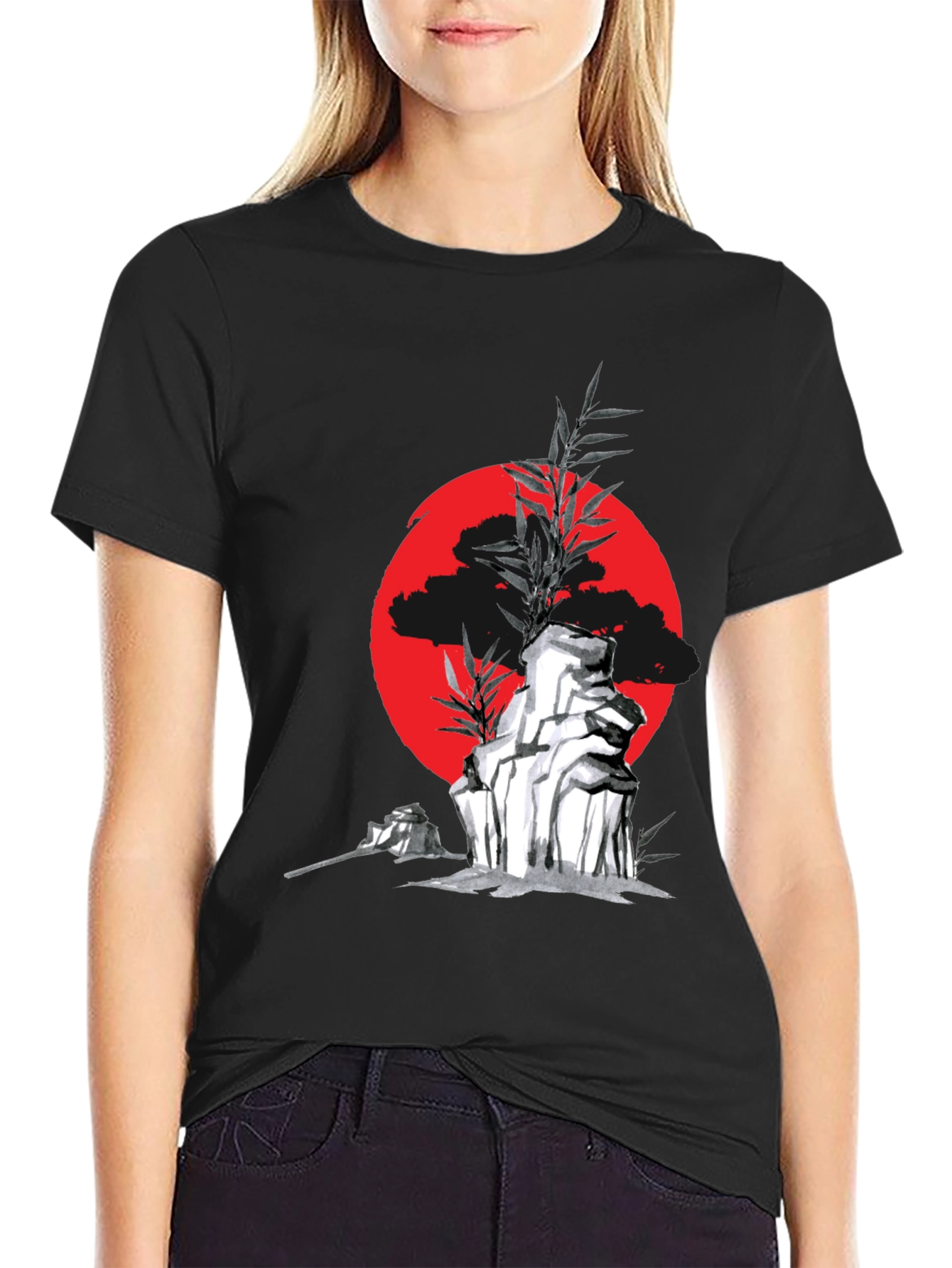 Zen Garden Graphic Tee - Japanese Style