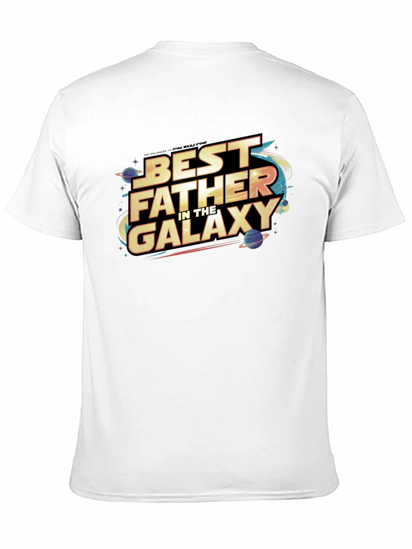 Best Father in the Galaxy Graphic T-Shirt