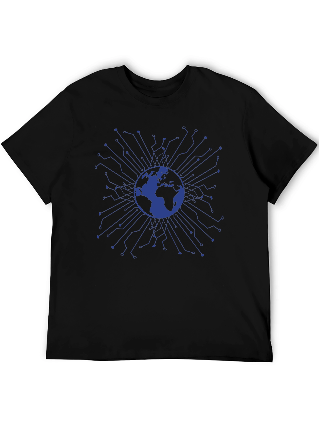 Global Tech Circuit Black T-Shirt