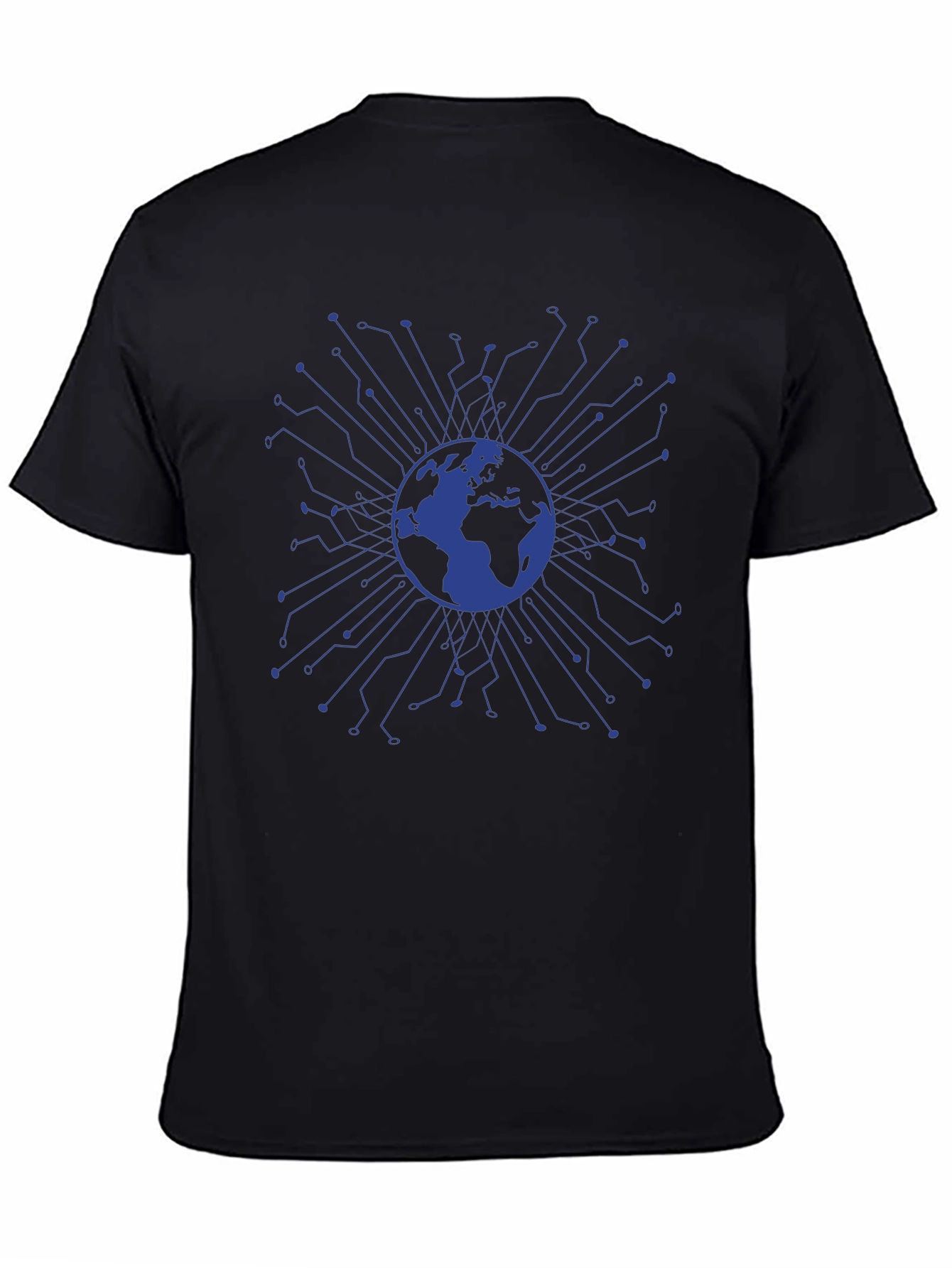 Global Tech Circuit Black T-Shirt