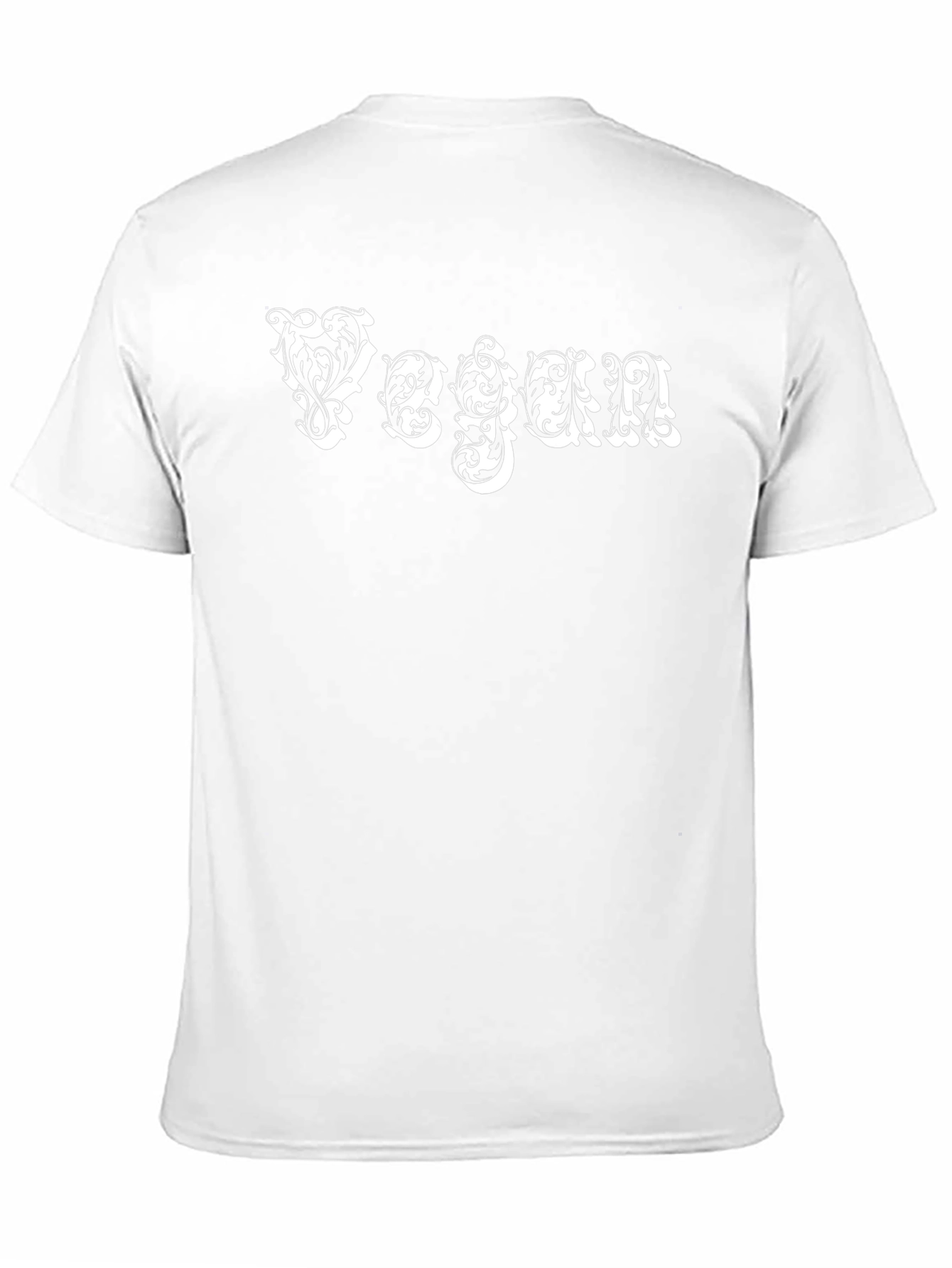 Vegan Ornate Lettering Graphic Tee
