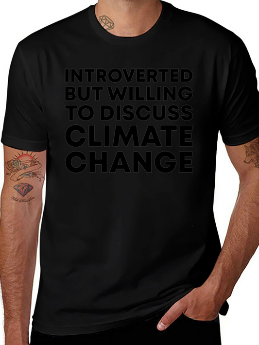 Climate Change Introvert Graphic Tee