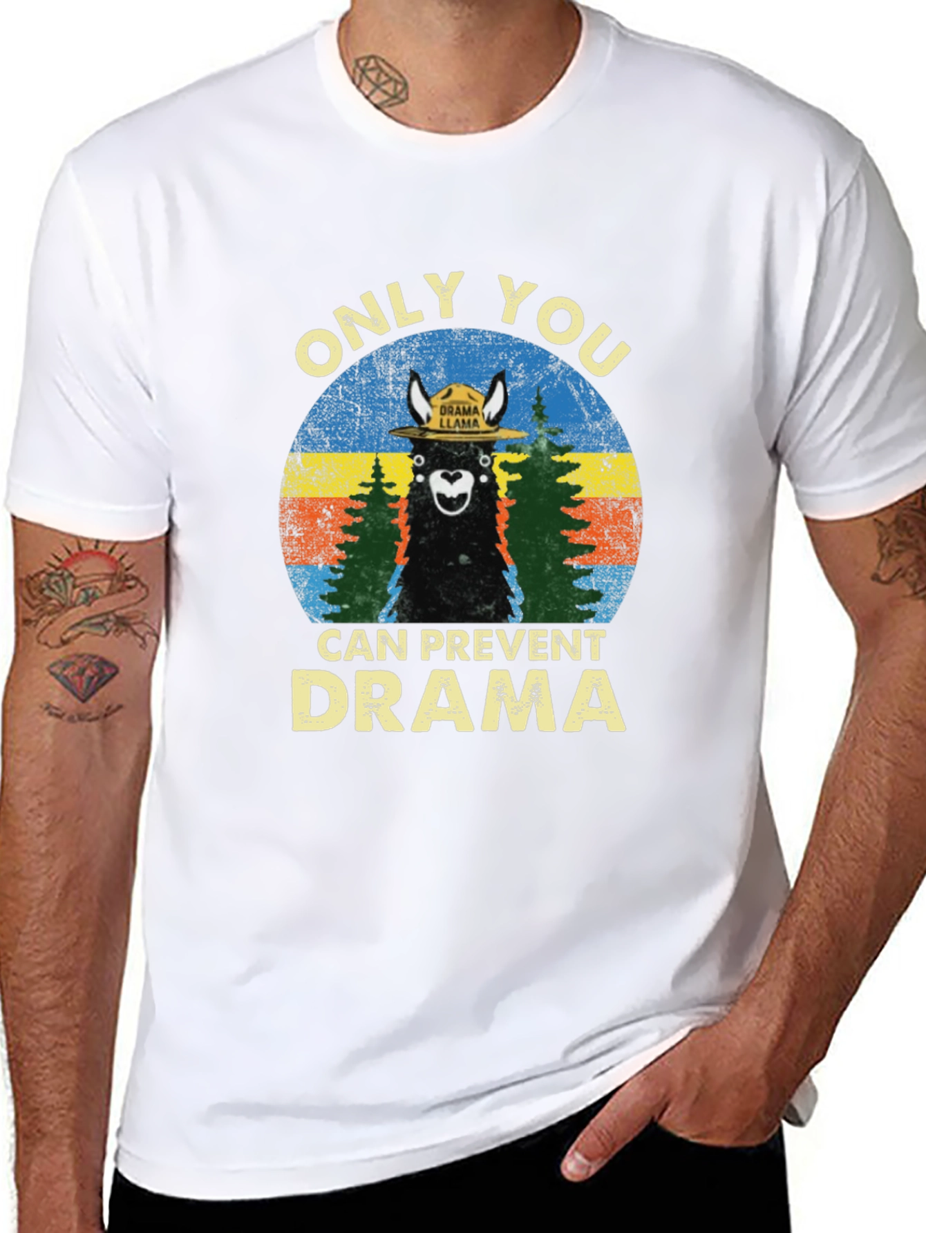 Drama Llama T-Shirt: Prevent Drama Tee