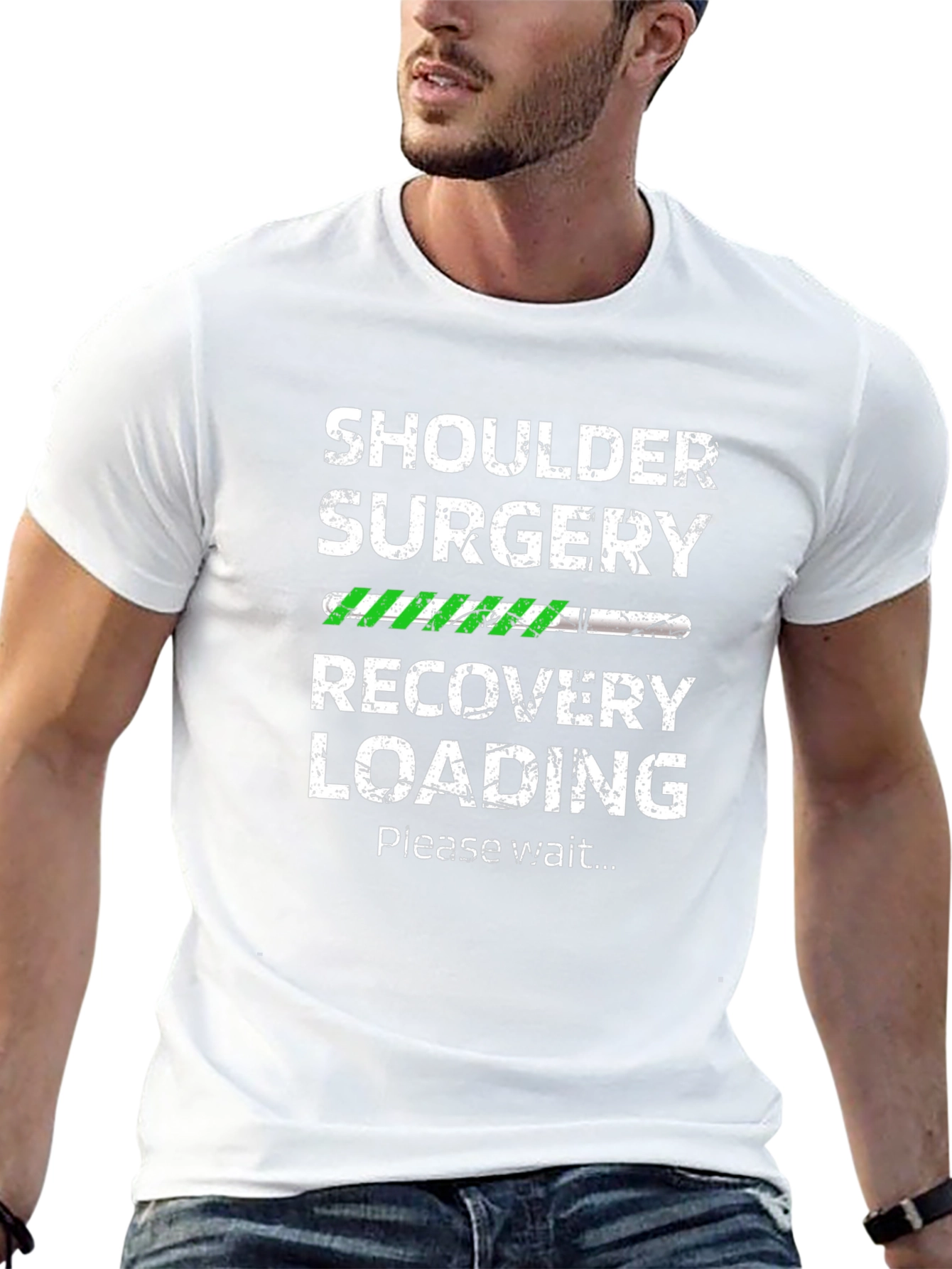Shoulder Surgery Recovery Loading T-Shirt